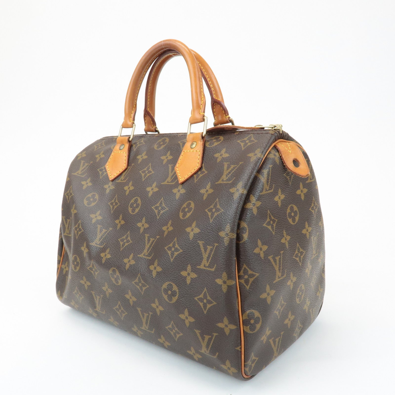 Louis Vuitton Monogram Speedy 30 Boston Bag Hand Bag Brown M41526