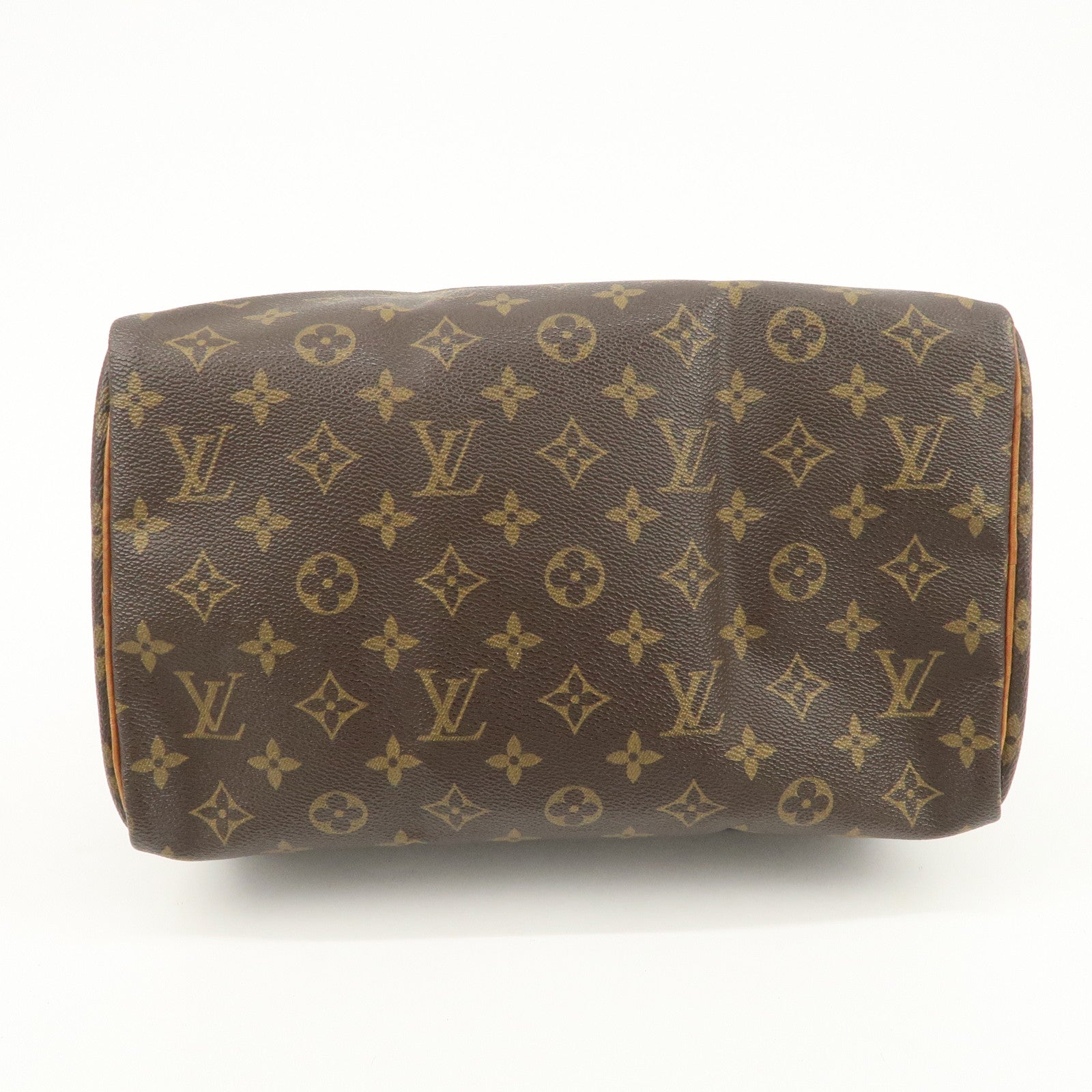 Louis Vuitton Monogram Speedy 30 Boston Bag Brown M41524