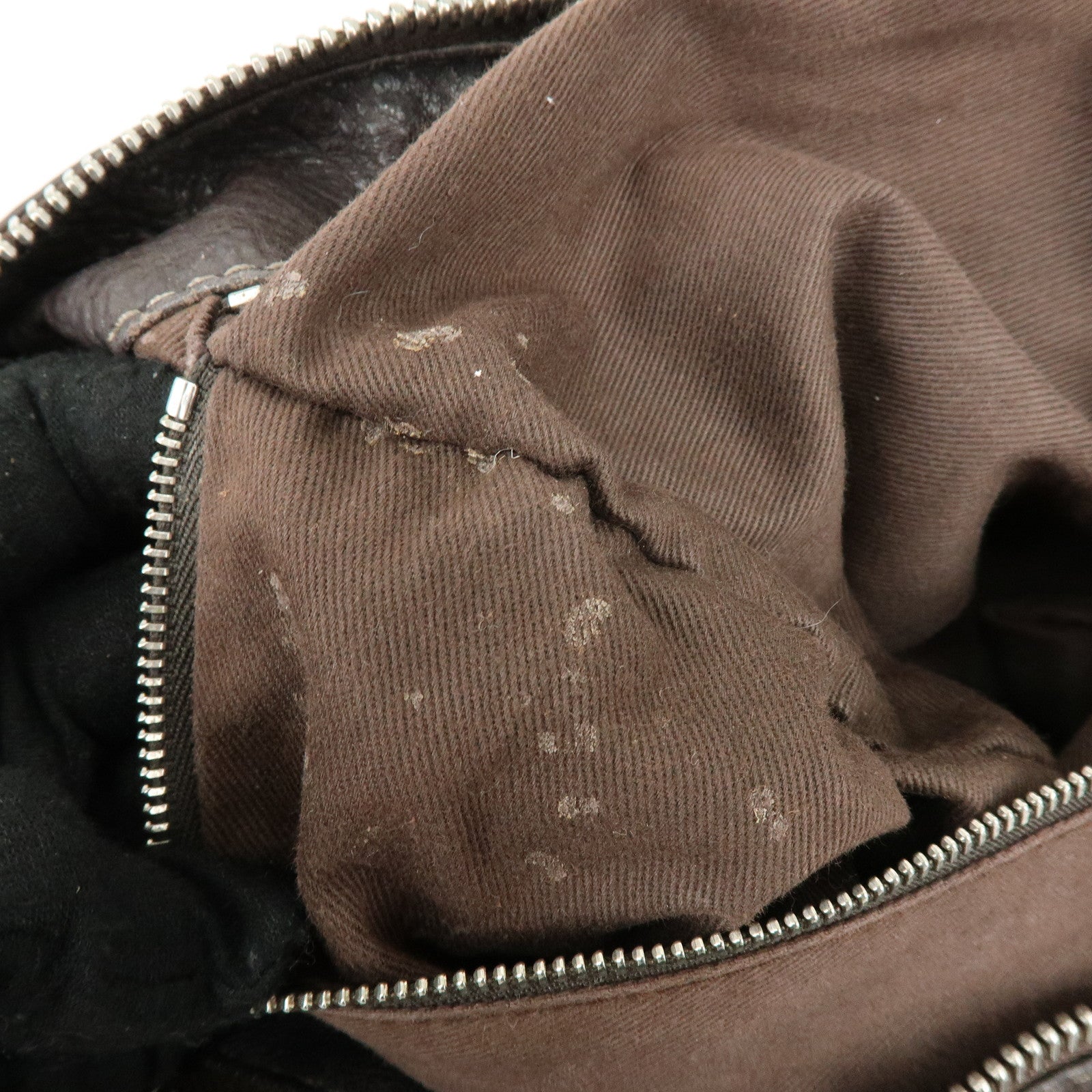 Chloe Paddington Leather Tote Bag Shoulder Bag Dark Brown