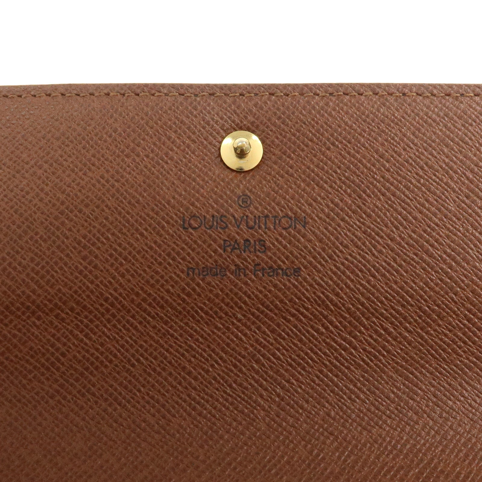 Louis Vuitton Porte Tresor Etui Chequier Wallet Brown M61200