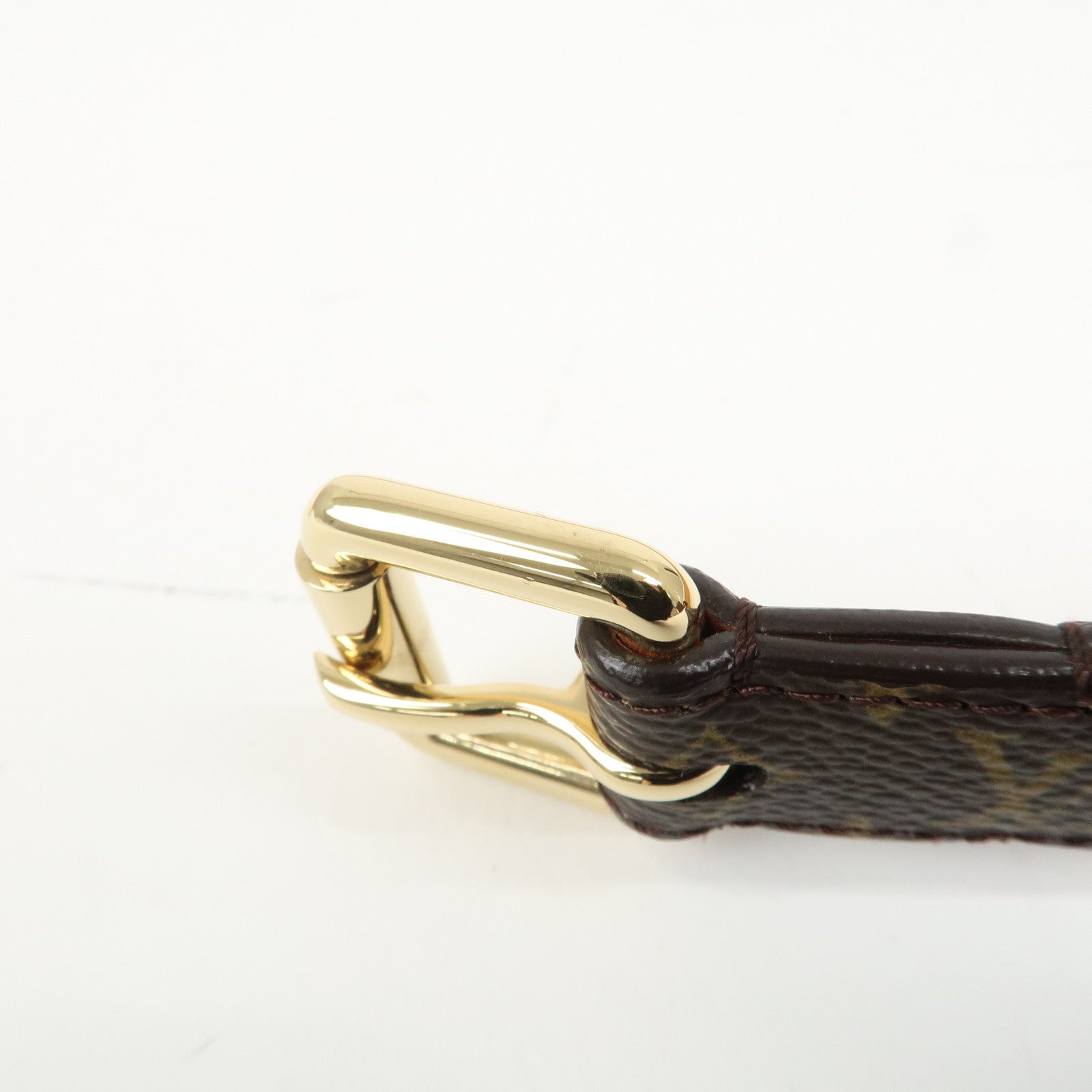 Louis Vuitton Monogram Canvas Leather Ceinture Belt Brown M9274W