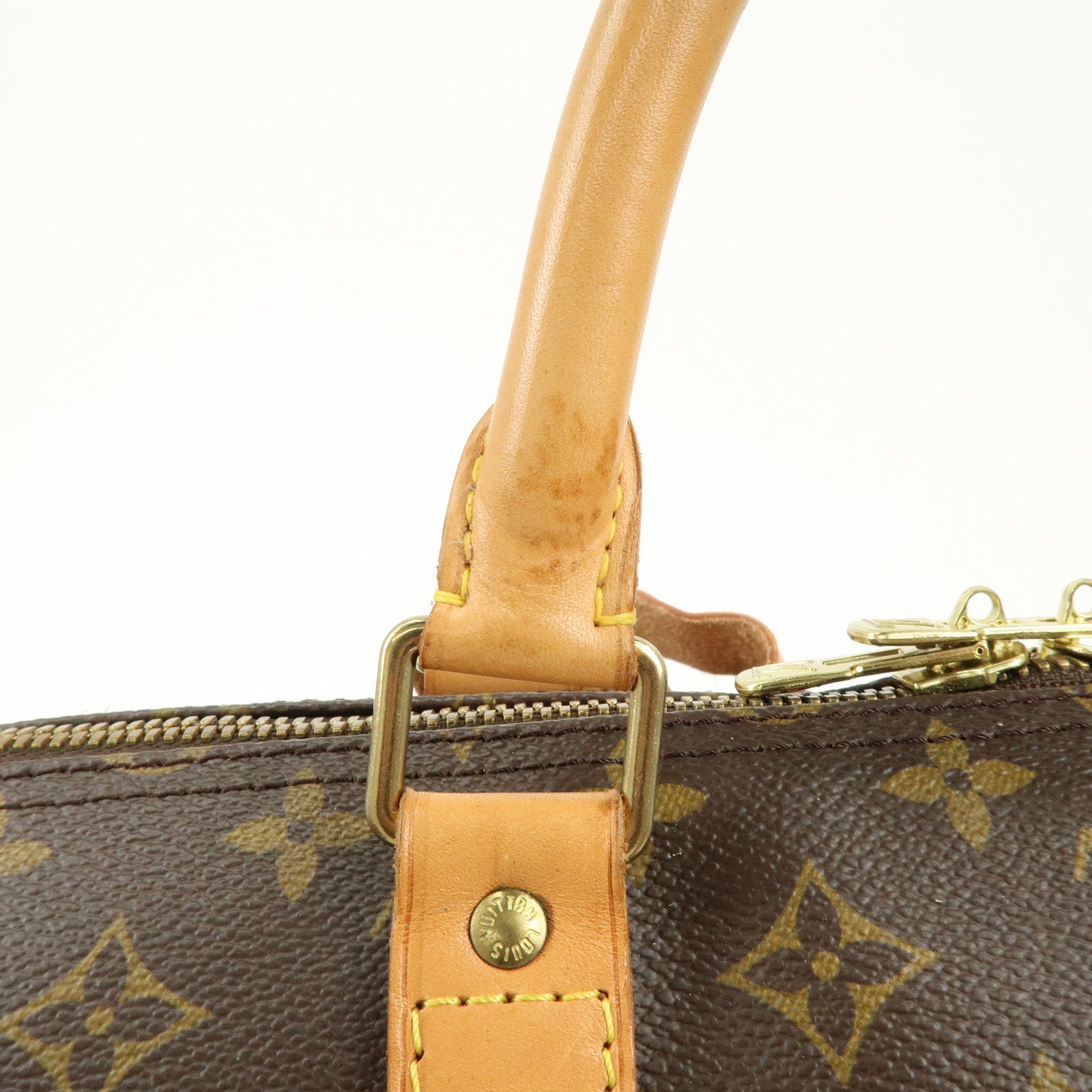 Louis Vuitton Monogram Keep All Bandouliere 60 Boston Bag M41412