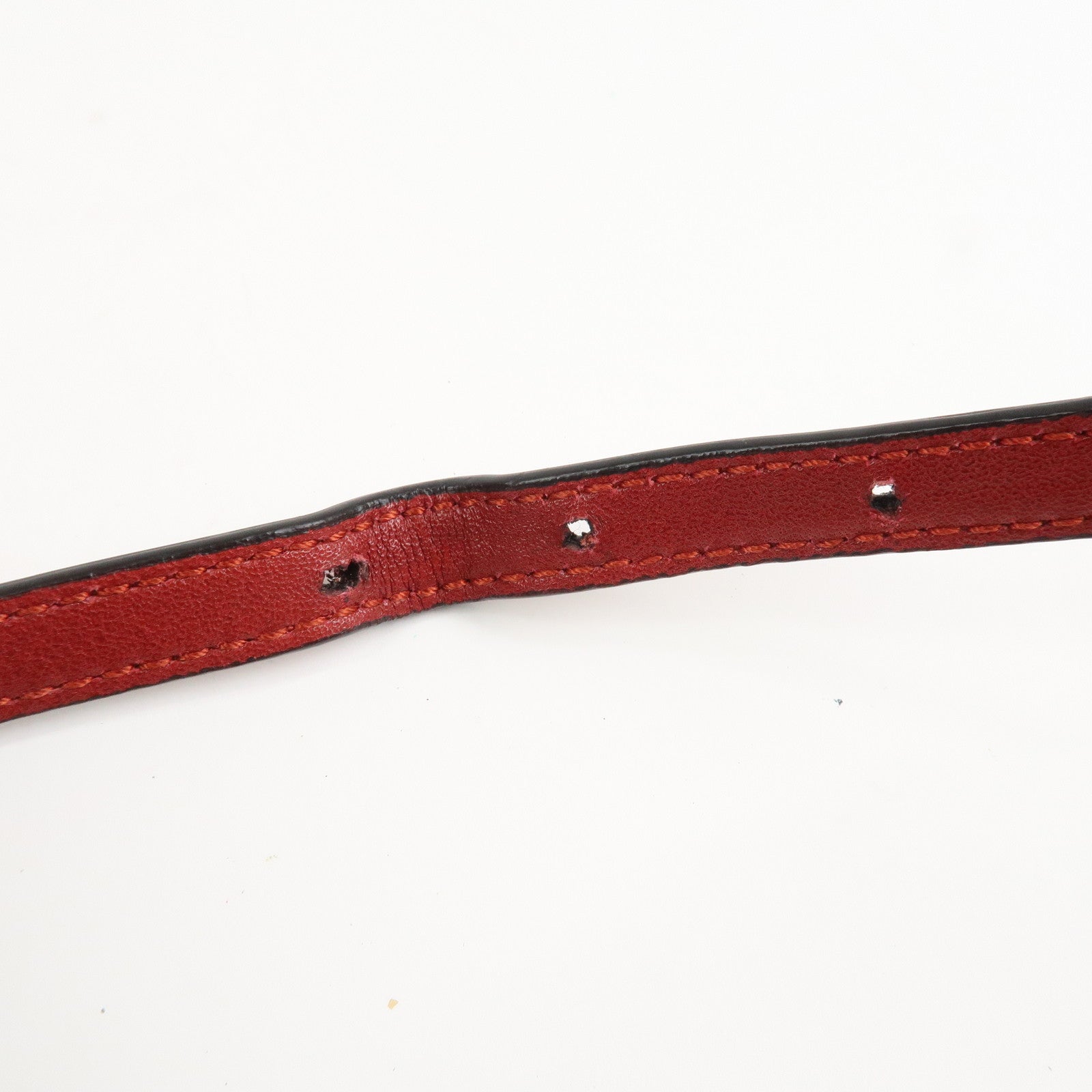 GUCCI Micro Guccissima Leather 2Way Bag Shoulder Bag Red 354086