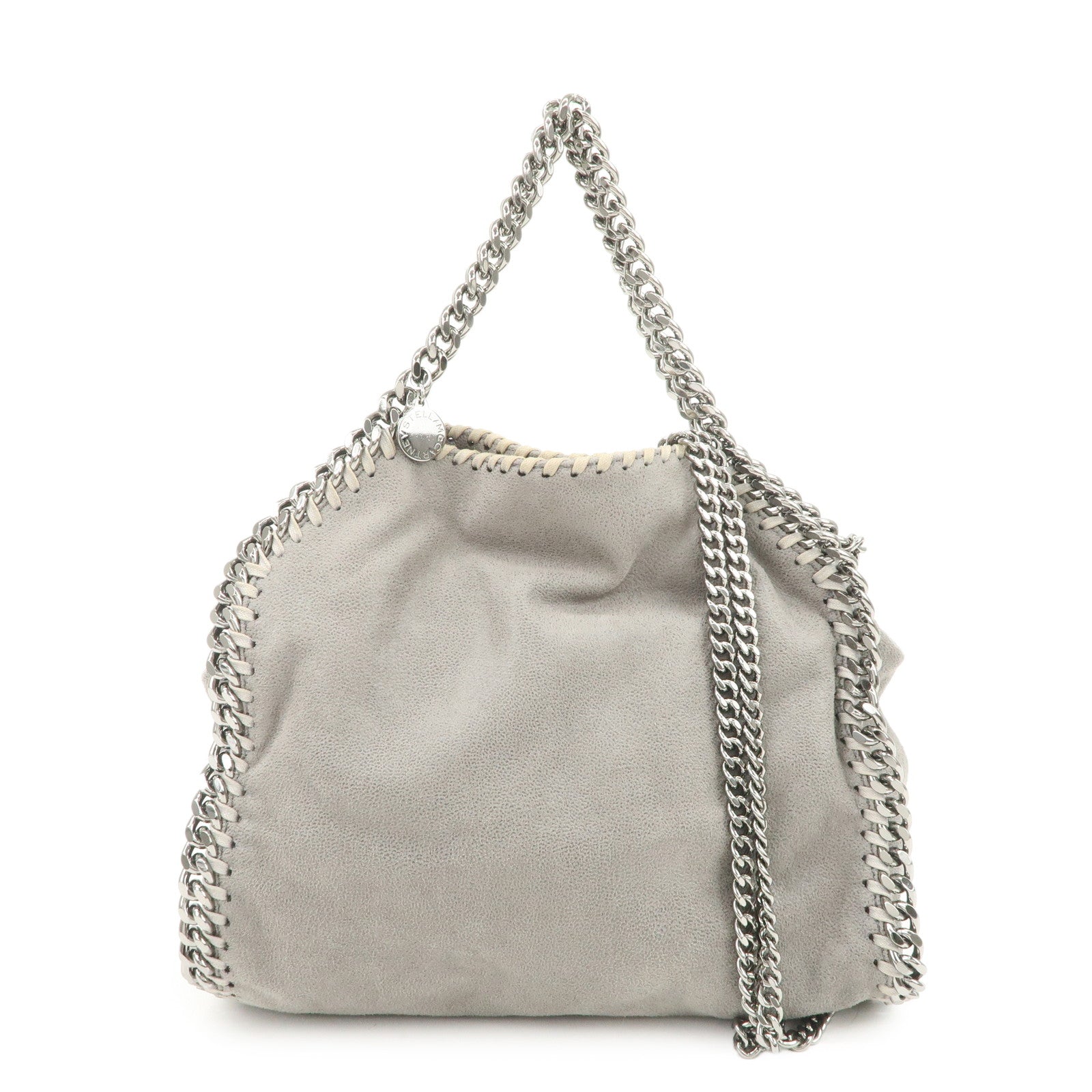 STELLA MCCARTNEY Polyester Falabella 2Way Shoulder Bag Gray