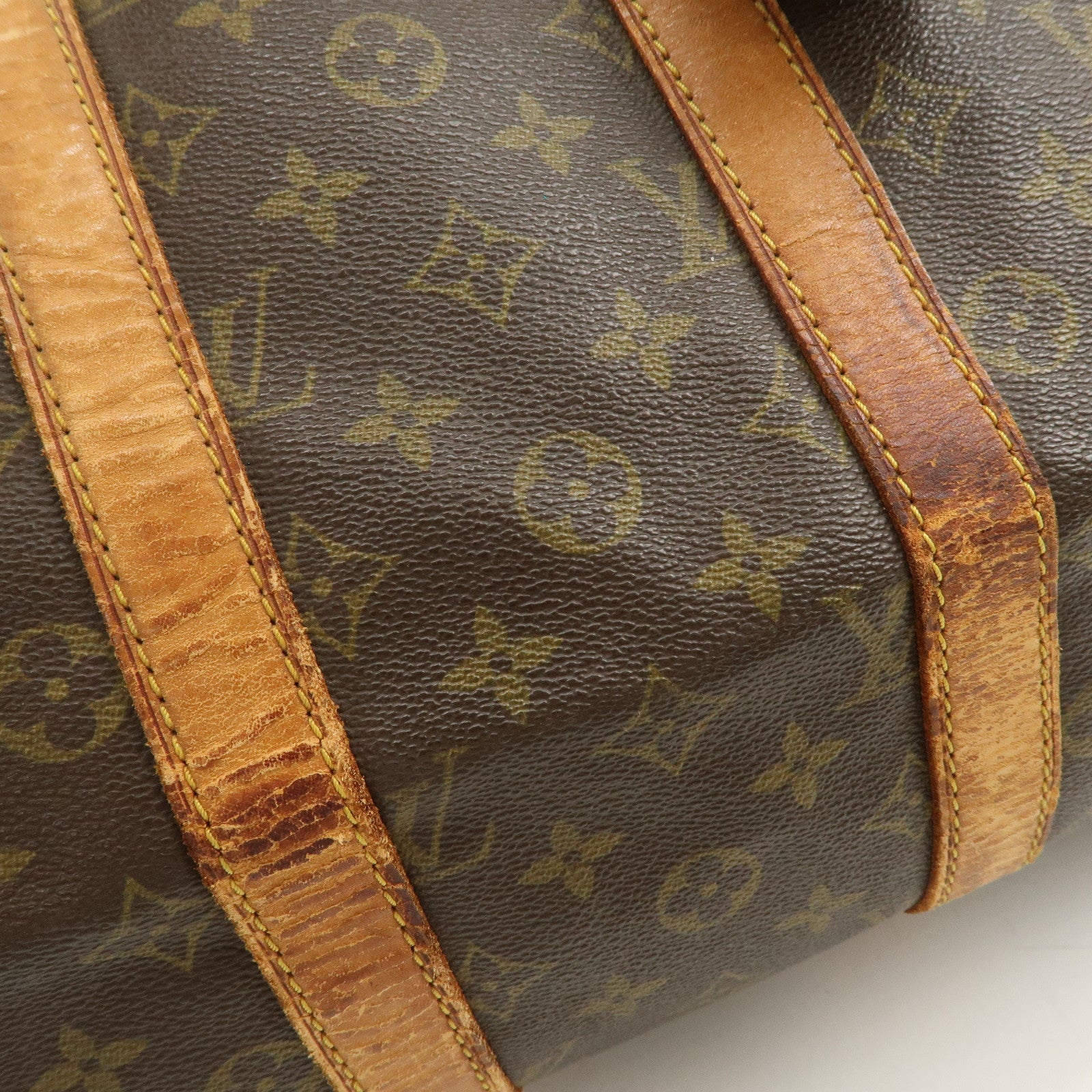 Louis Vuitton Monogram Keep All 45 Boston Bag Brown M41428