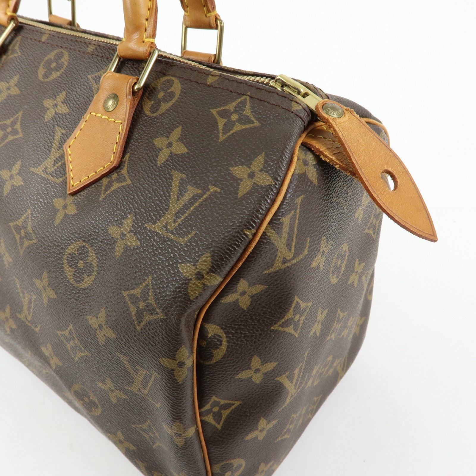 Louis Vuitton Monogram Speedy 30 Boston Bag Hand Bag Brown M41526