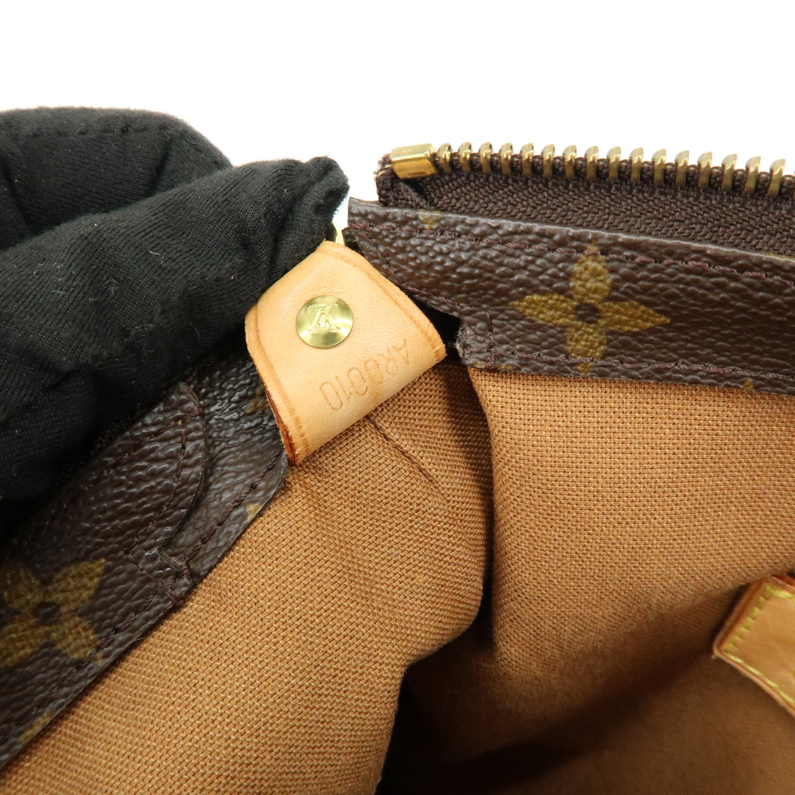 Louis Vuitton Monogram Cabas Mezzo Tote Bag Shoulder Bag M51151