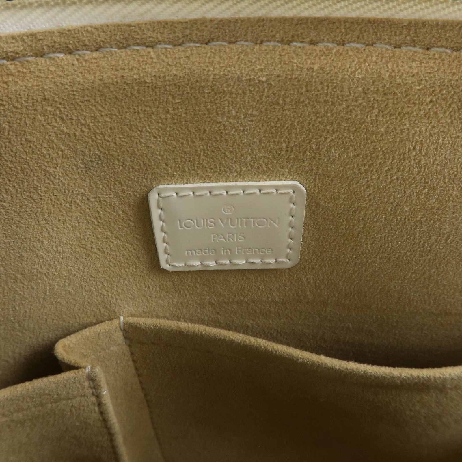 Louis Vuitton Alma MM Graffiti Leather Hand Bag Beige White M92180