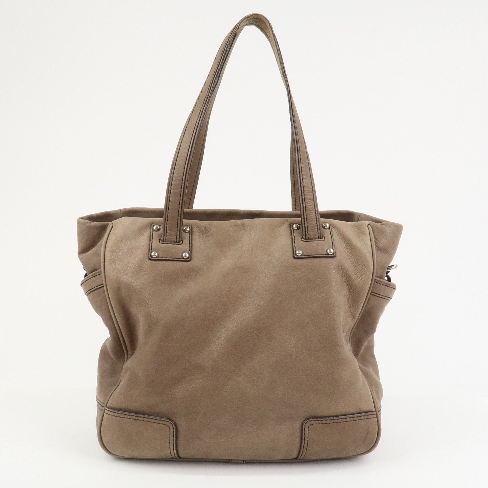 LOEWE Anagram Bolso Leather 2Way Bag Shoulder Bag Light Brown