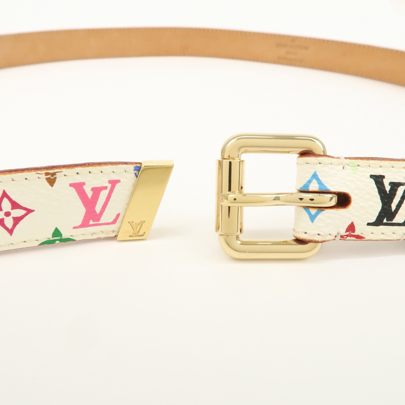 Louis Vuitton Monogram Multicolor Ceinture Carre Belt 70/28 M9272