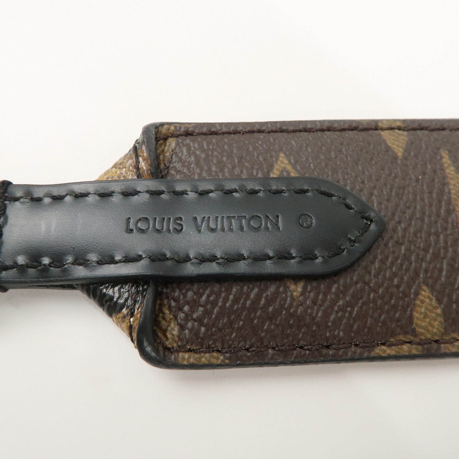Louis Vuitton Monogram Canvas Shoulder Strap Leopard Brown J02290