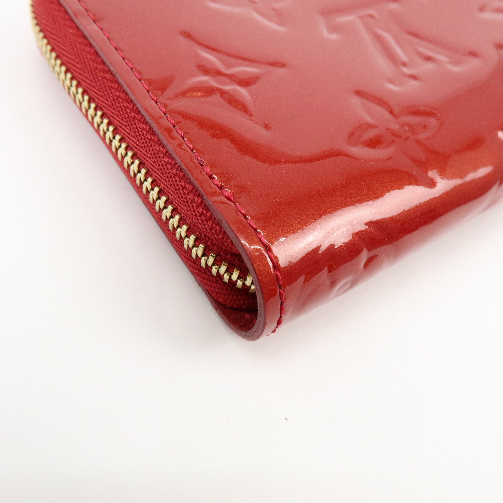 Louis Vuitton Monogram Vernis Zippy Coin Purse Pomme d'Amour M93608