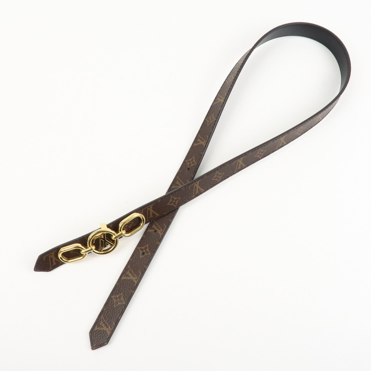 Louis Vuitton Monogram Canvas LV Circle Prime Belt 75/30 M0510 Used