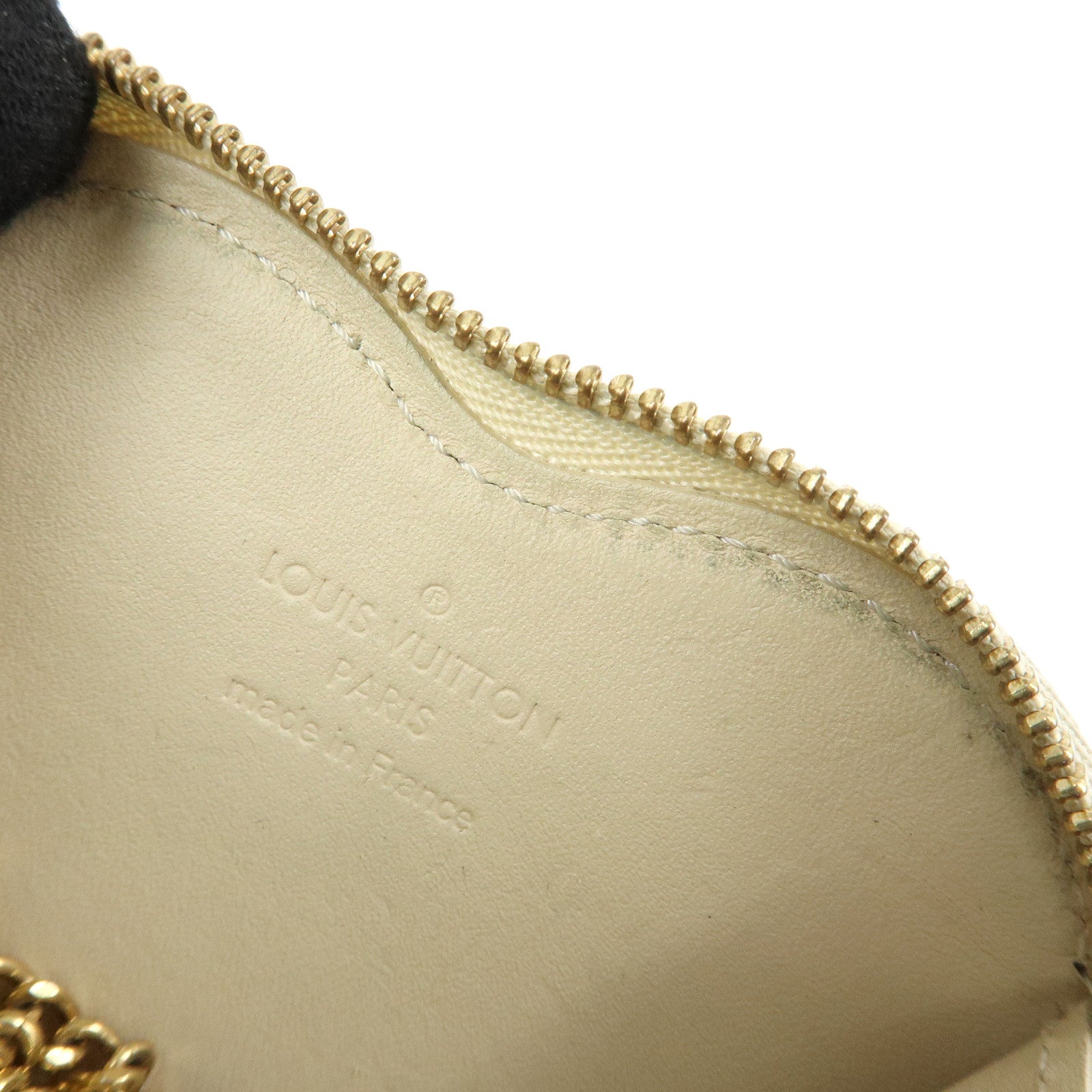 Louis Vuitton Monogram Vernis Porte Monnaie Coeur Coin Case M91473