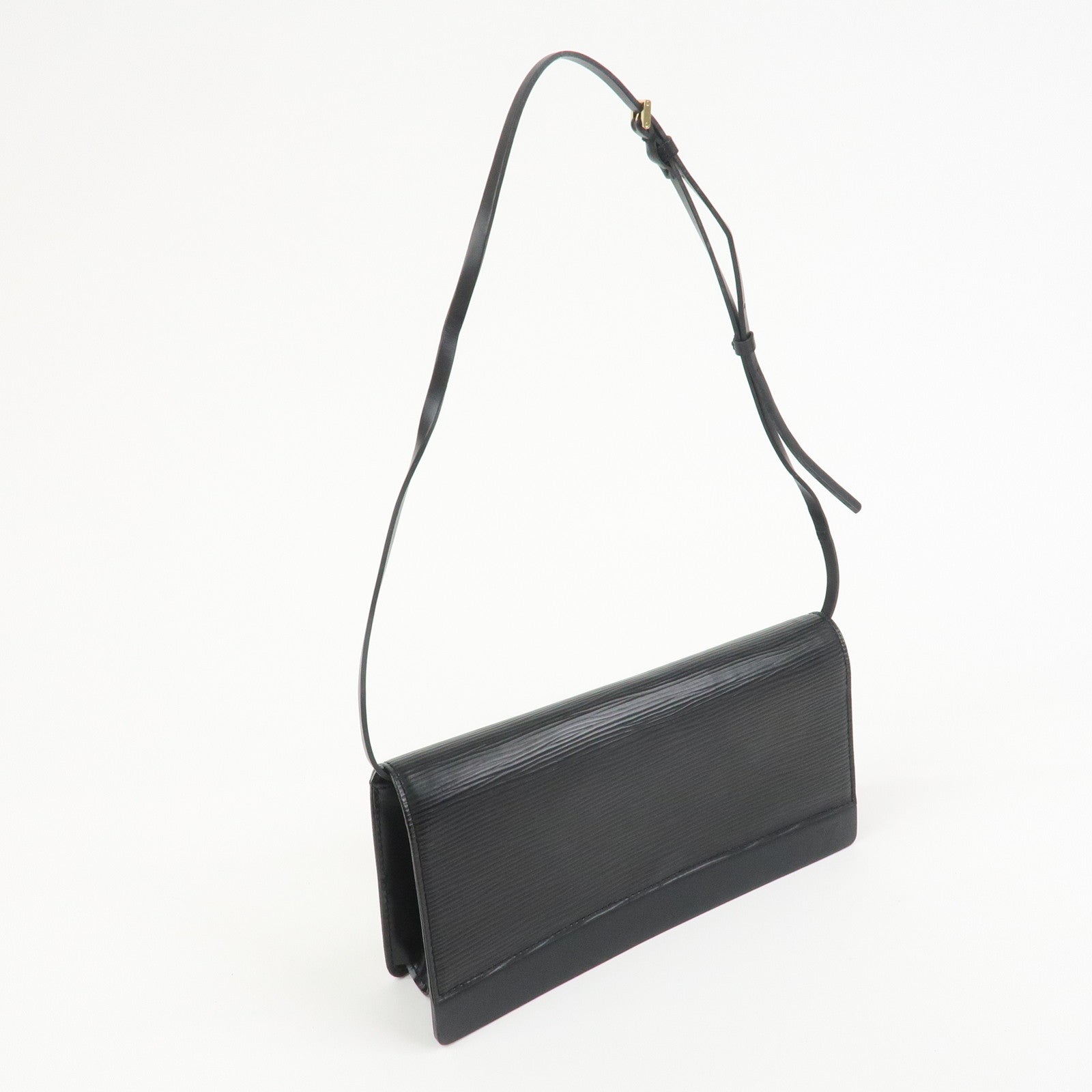 Louis Vuitton Epi Honfleur Shoulder Bag Hand Bag Noir Black M52732