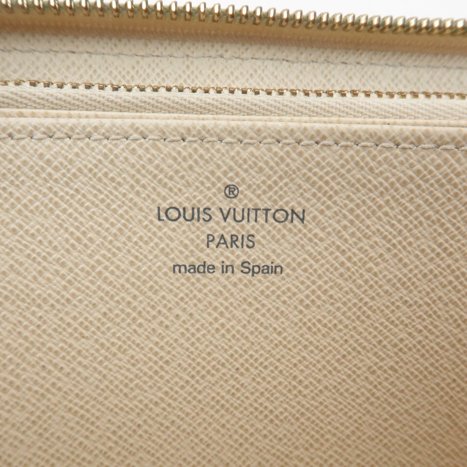 Louis Vuitton Damier Azur Round Zippy Wallet Long Wallet N60019 Used