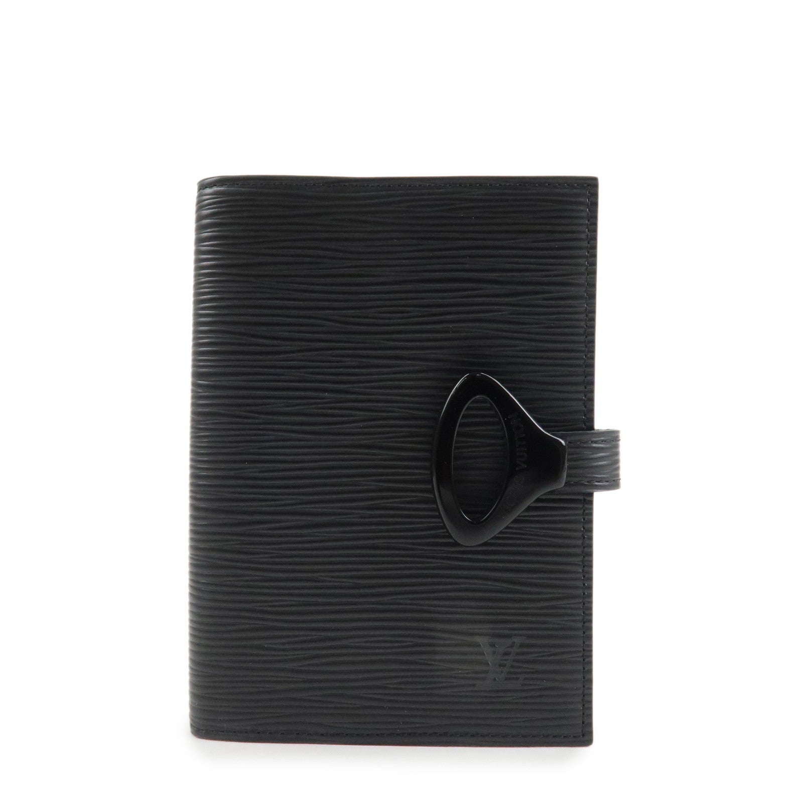 Louis Vuitton EpiZ Agenda PM Planner Cover Black Noir R20092 Used