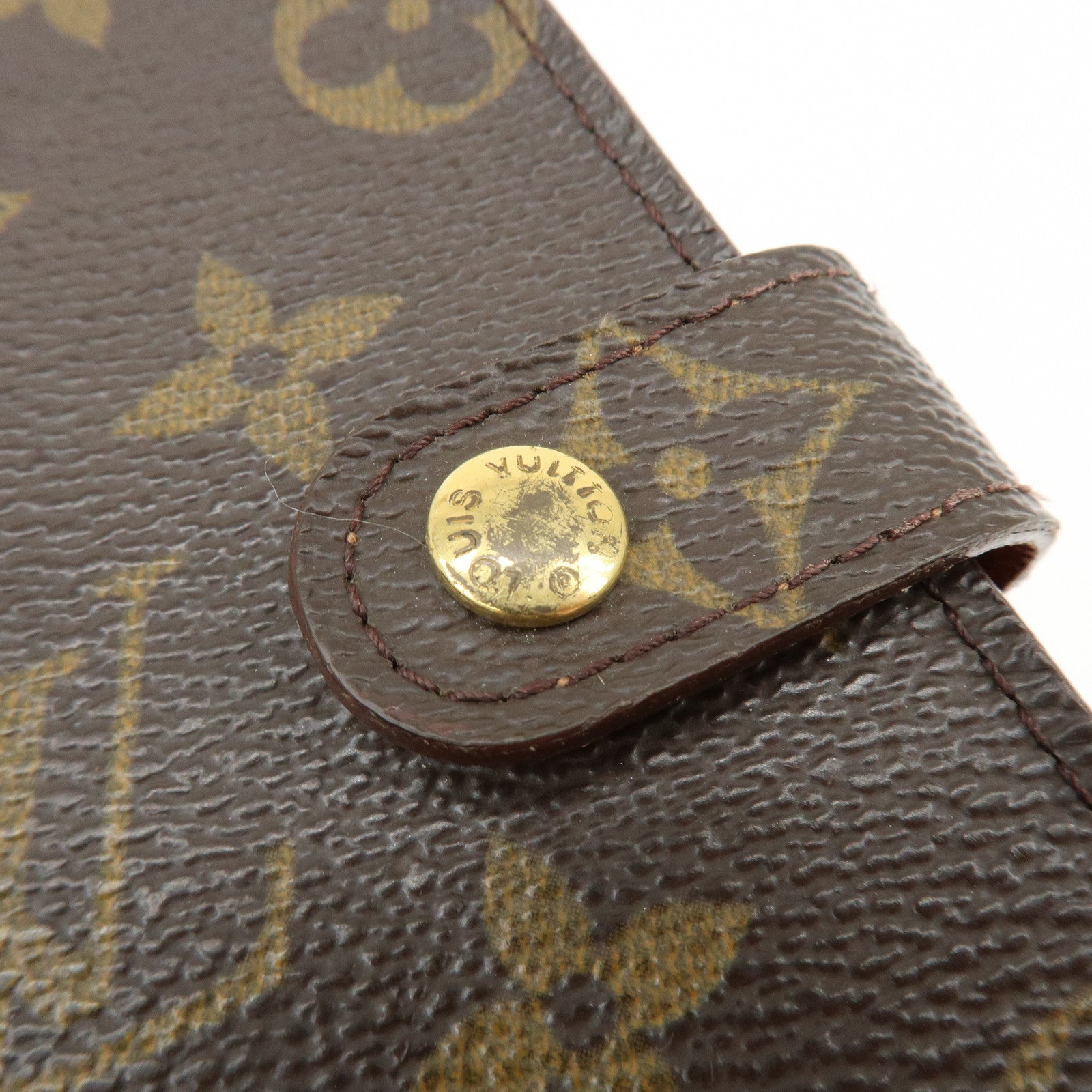 Louis Vuitton Monogram Set of 2 Agenda PM Planner Cover R20005