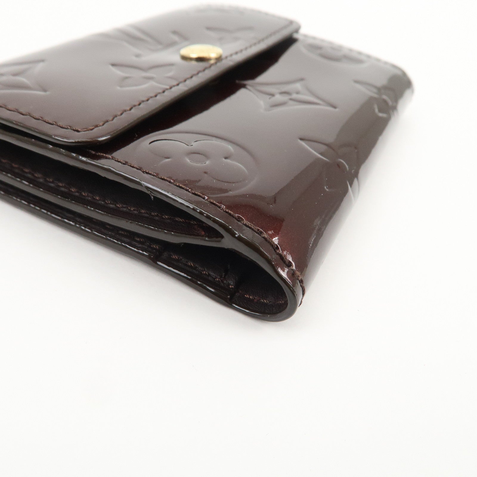 Louis Vuitton Monogram Vernis Leather Ludlow Coin Card Case M93519