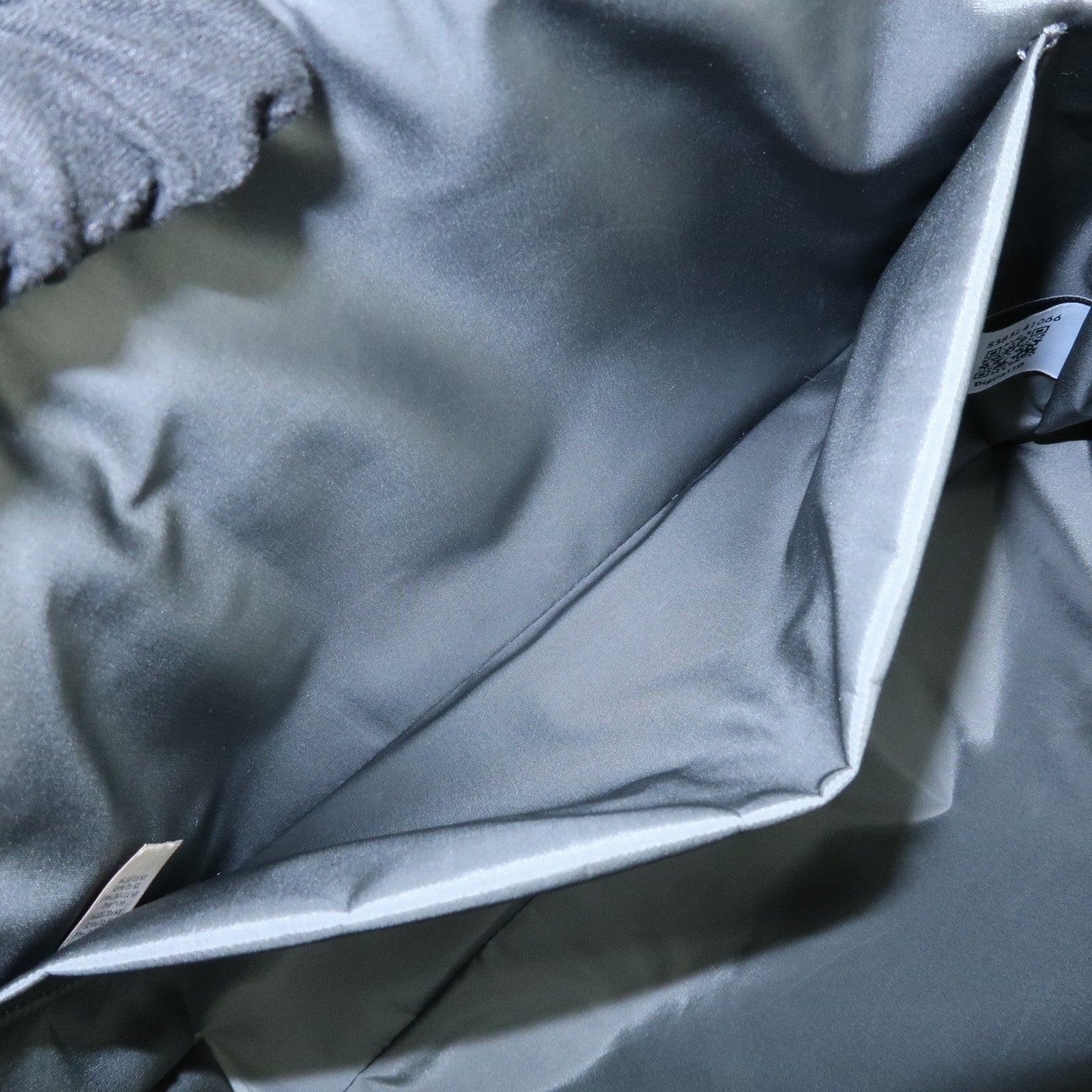 Chloe Woody Nylon Tote Bag Shoulder Bag Gray