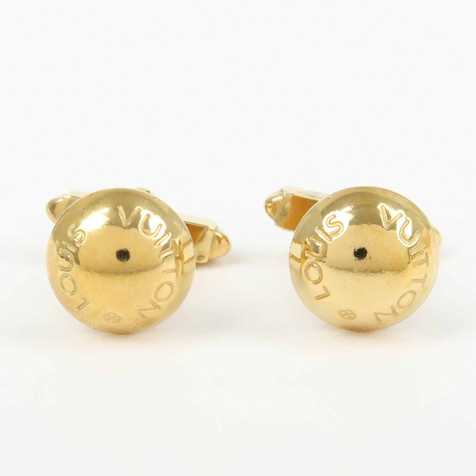 Louis Vuitton Taiga Boutons de Manchette Clous Cufflinks M30984