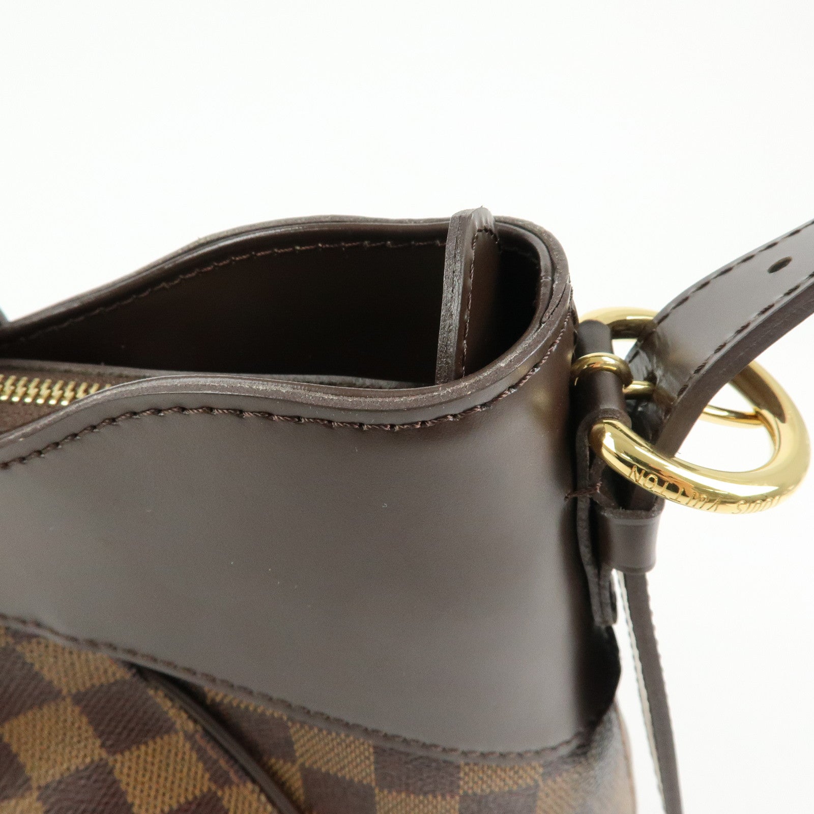 Louis Vuitton Damier Ebene Sistina GM Shoulder Bag Brown N41540