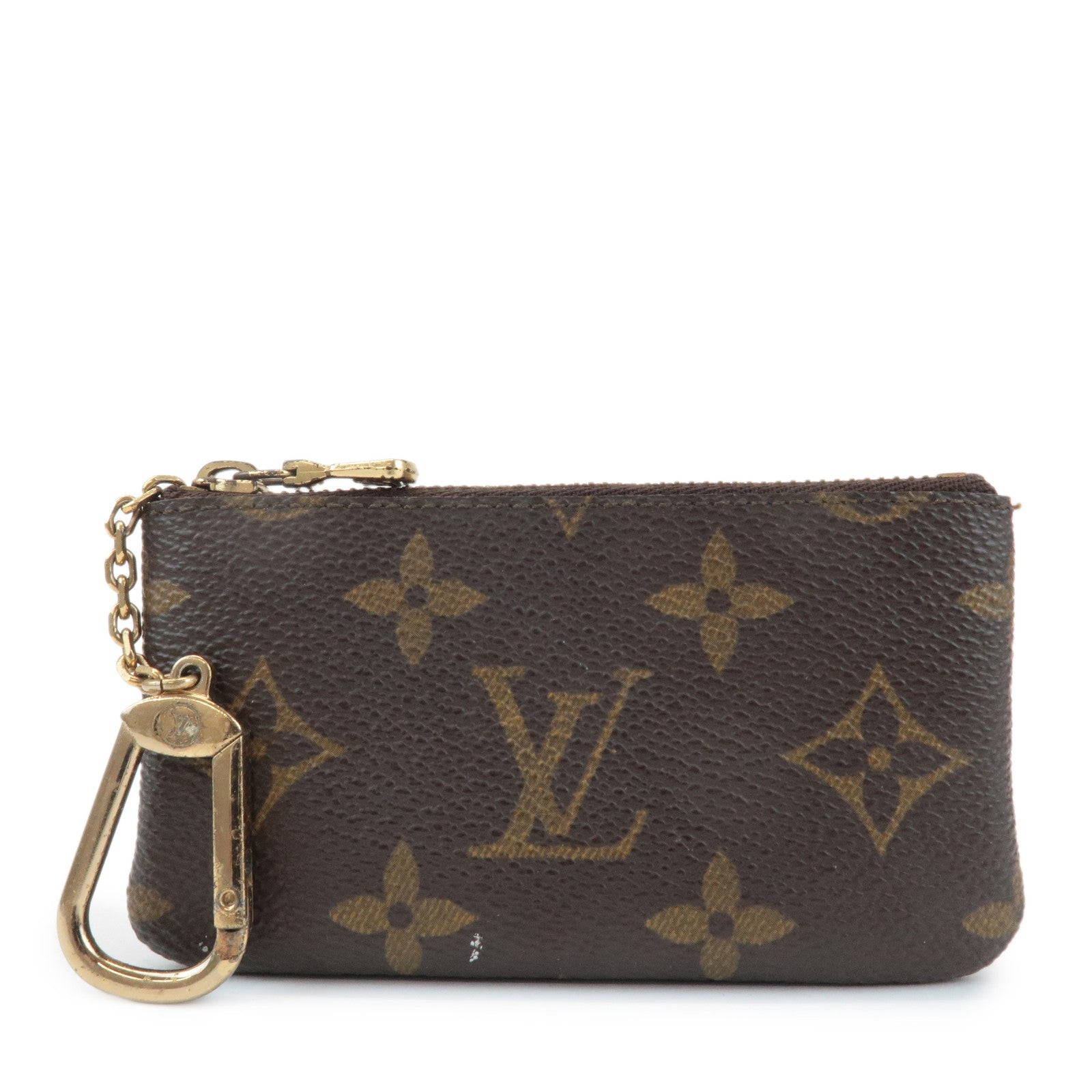 Louis Vuitton Monogram Pochette Cles Coin Case Key Case M62650