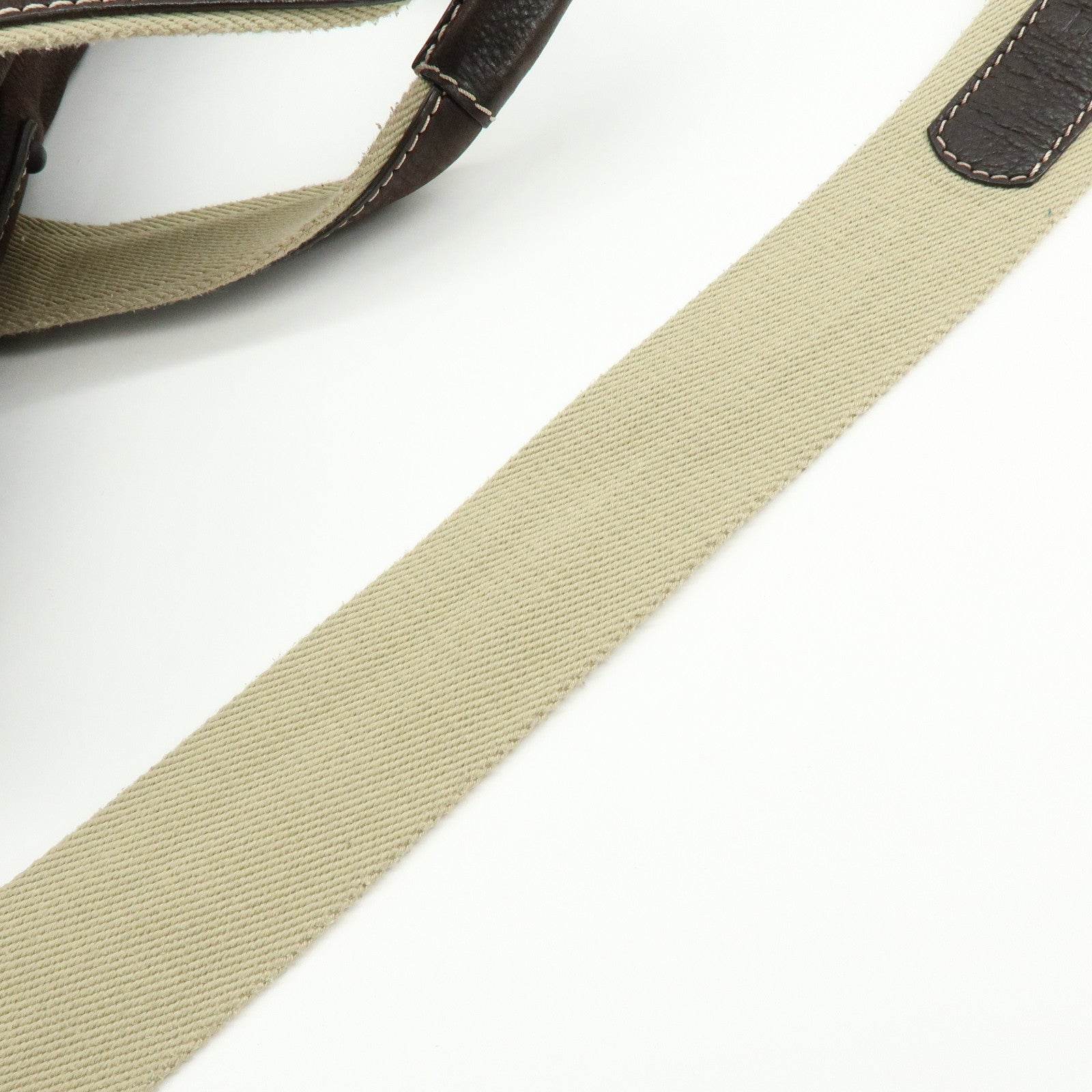 LOEWE Anagram Leather 2Way Bag Boston Bag Shoulder Bag Brown