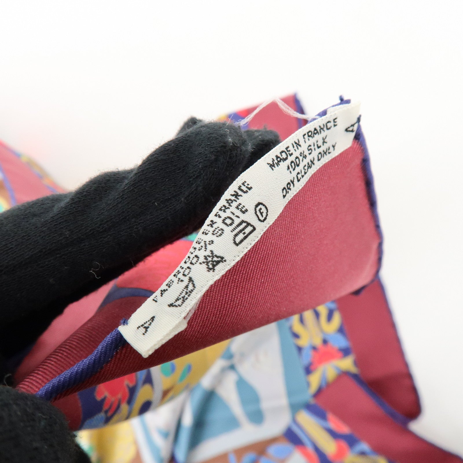 HERMES Carre 90 Silk 100% Scarf TORANA Blue Green Gold