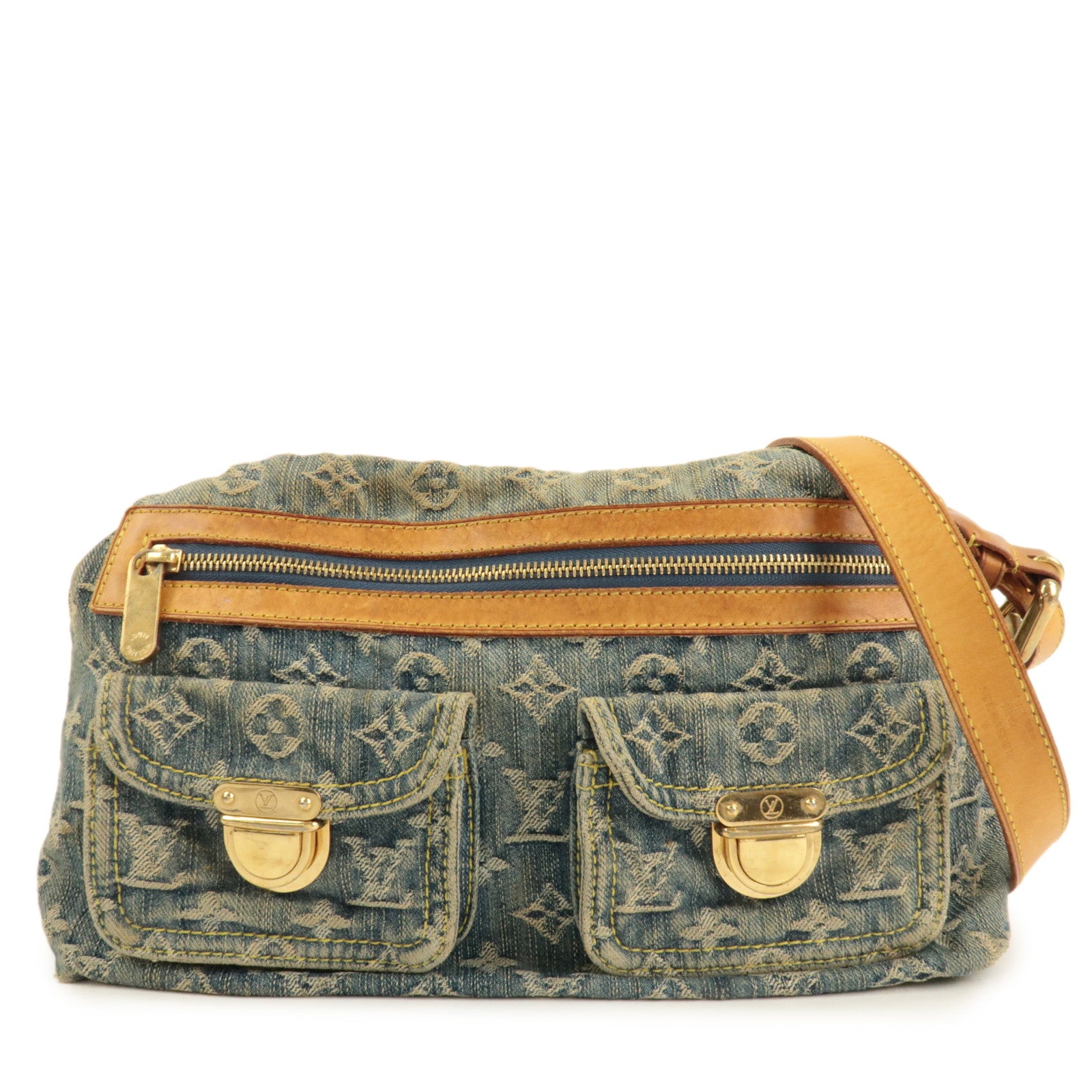 Louis Vuitton Monogram Denim Baggy PM 2Way Shoulder Bag M95049