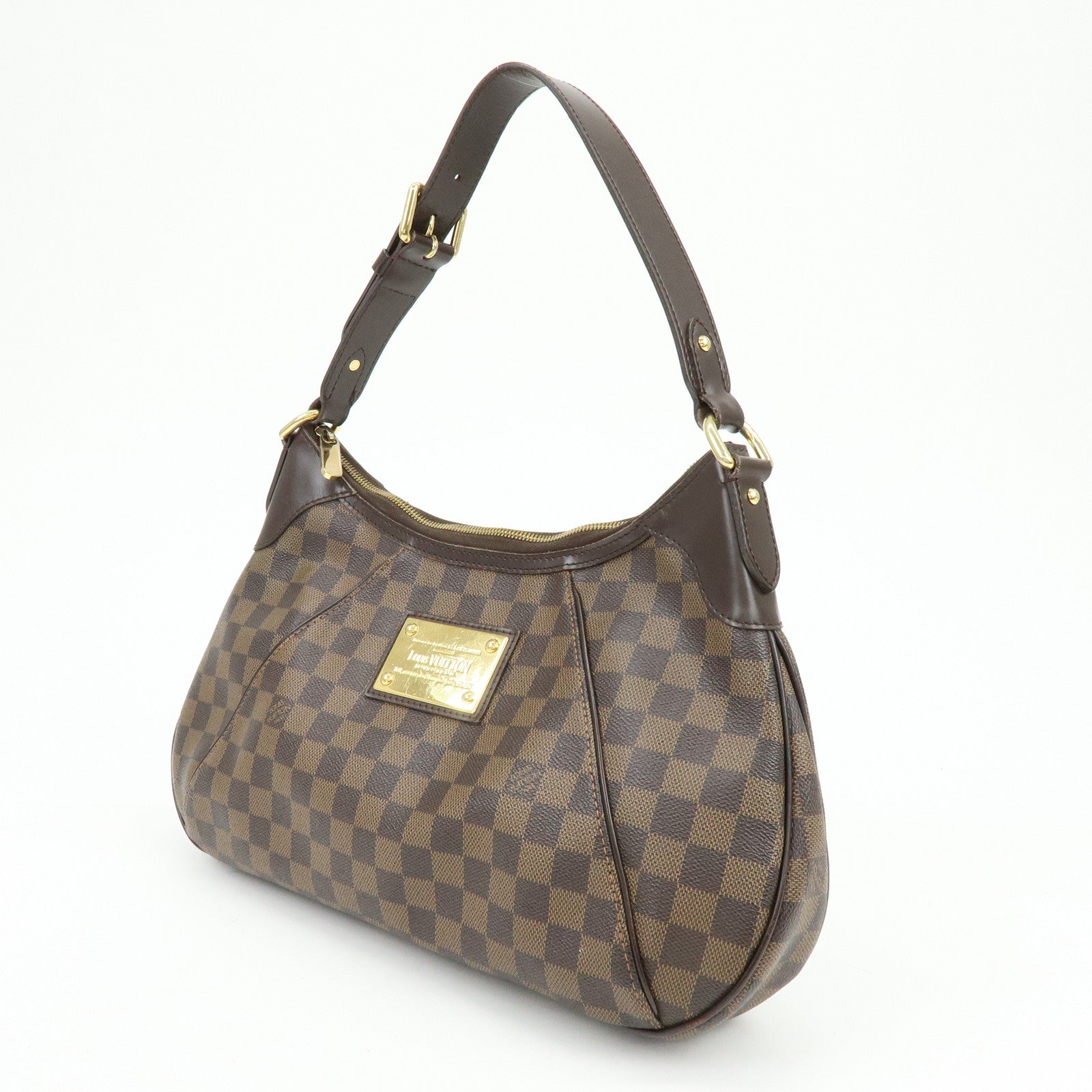Louis Vuitton Damier Thames GM Shoulder Bag Brown N48181
