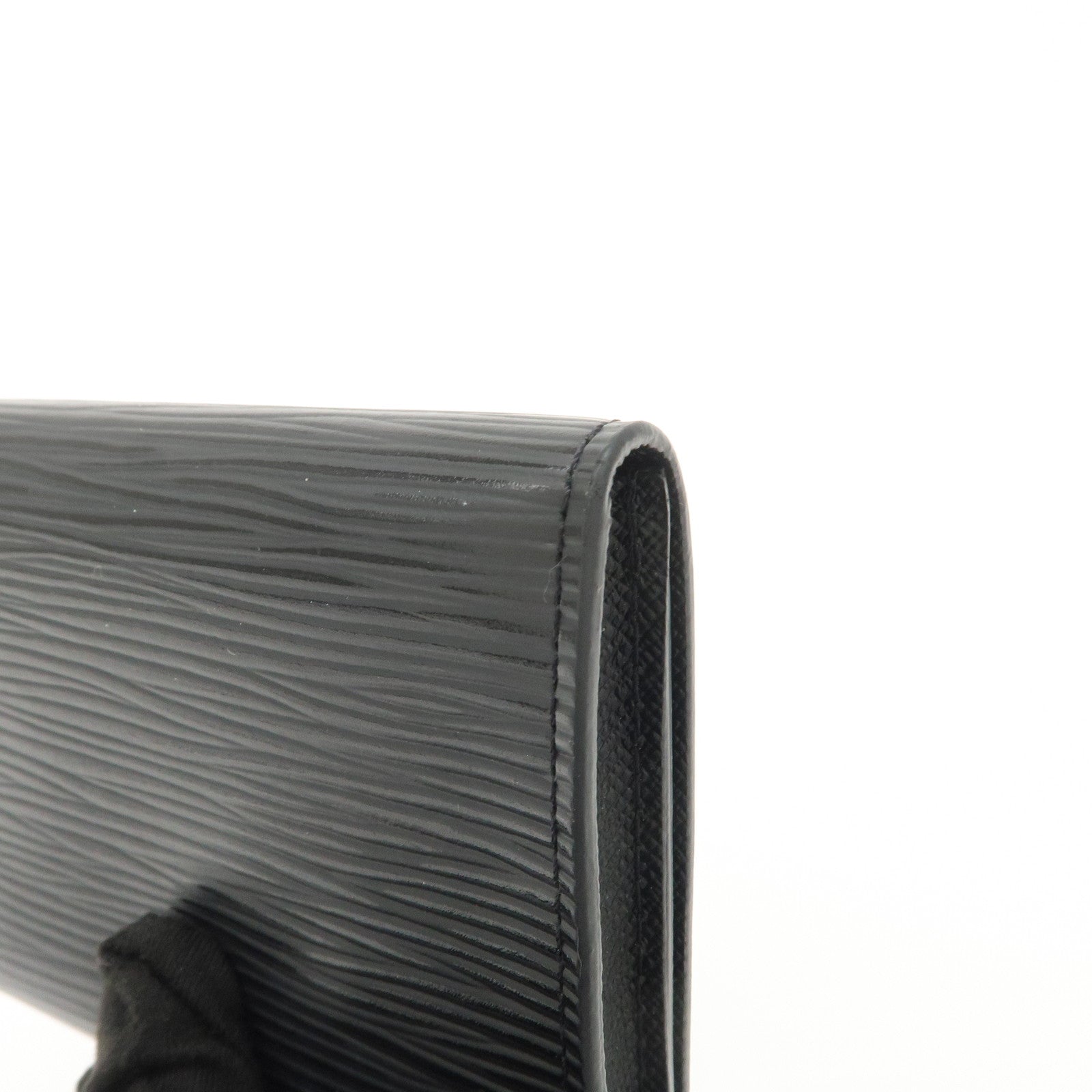 Louis Vuitton Epi leather Enveloppe Culte Du Visite Card Case Noir M56169