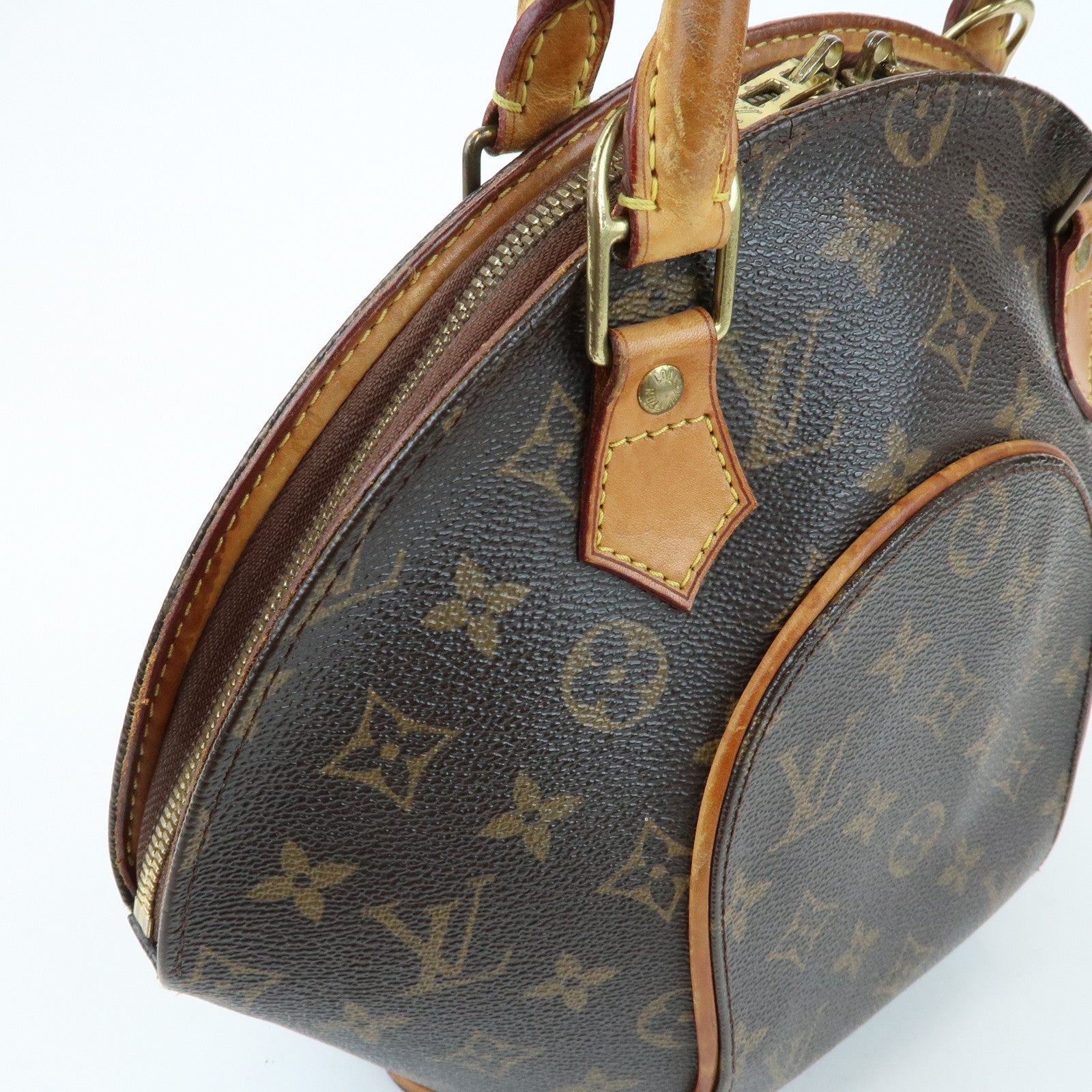 Louis Vuitton Monogram Ellipse PM Hand Bag Brown M51127