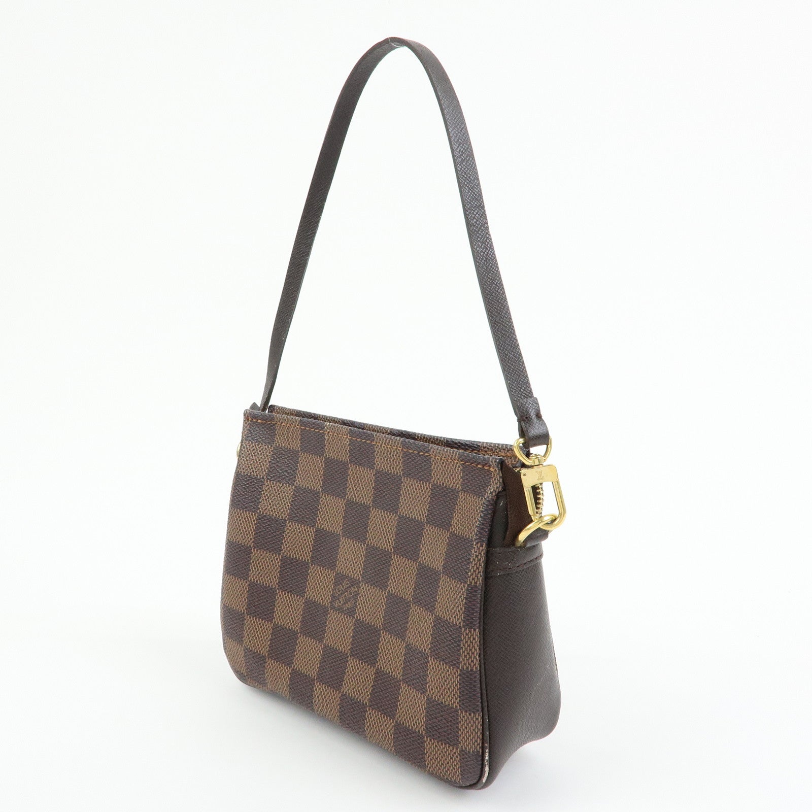 Louis Vuitton Damier Trousse Makeup Accessory Pouch Brown N51982