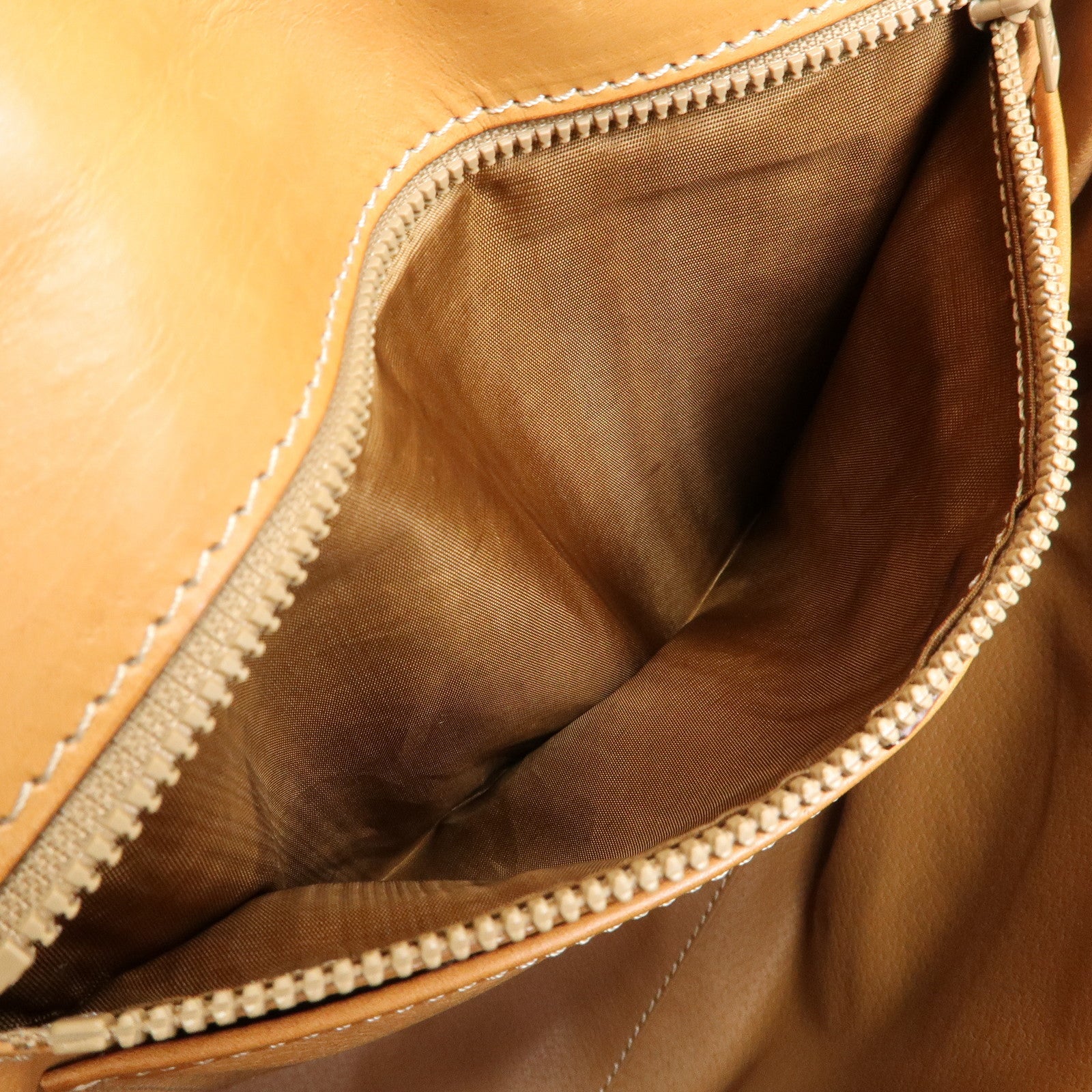 CELINE Macadam PVC Leather Hand Bag Top Handle Flap Bag Brown