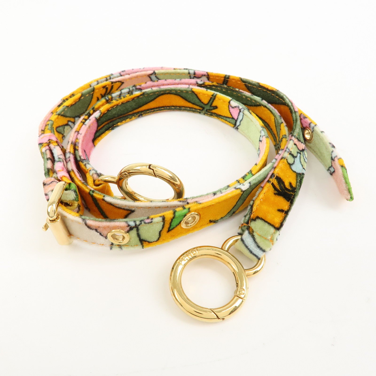 FENDI Peekaboo Small Velour 2Way Shoulder Bag Hand Bag BN244