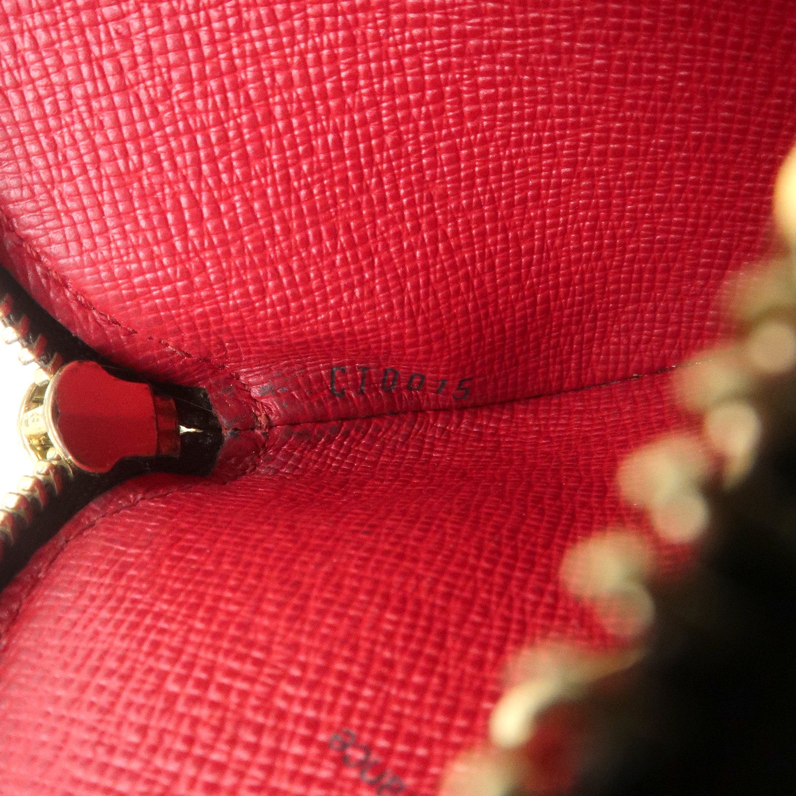 Louis Vuitton Monogram Cherry Porte Monnaie Rond Coin Case M95043