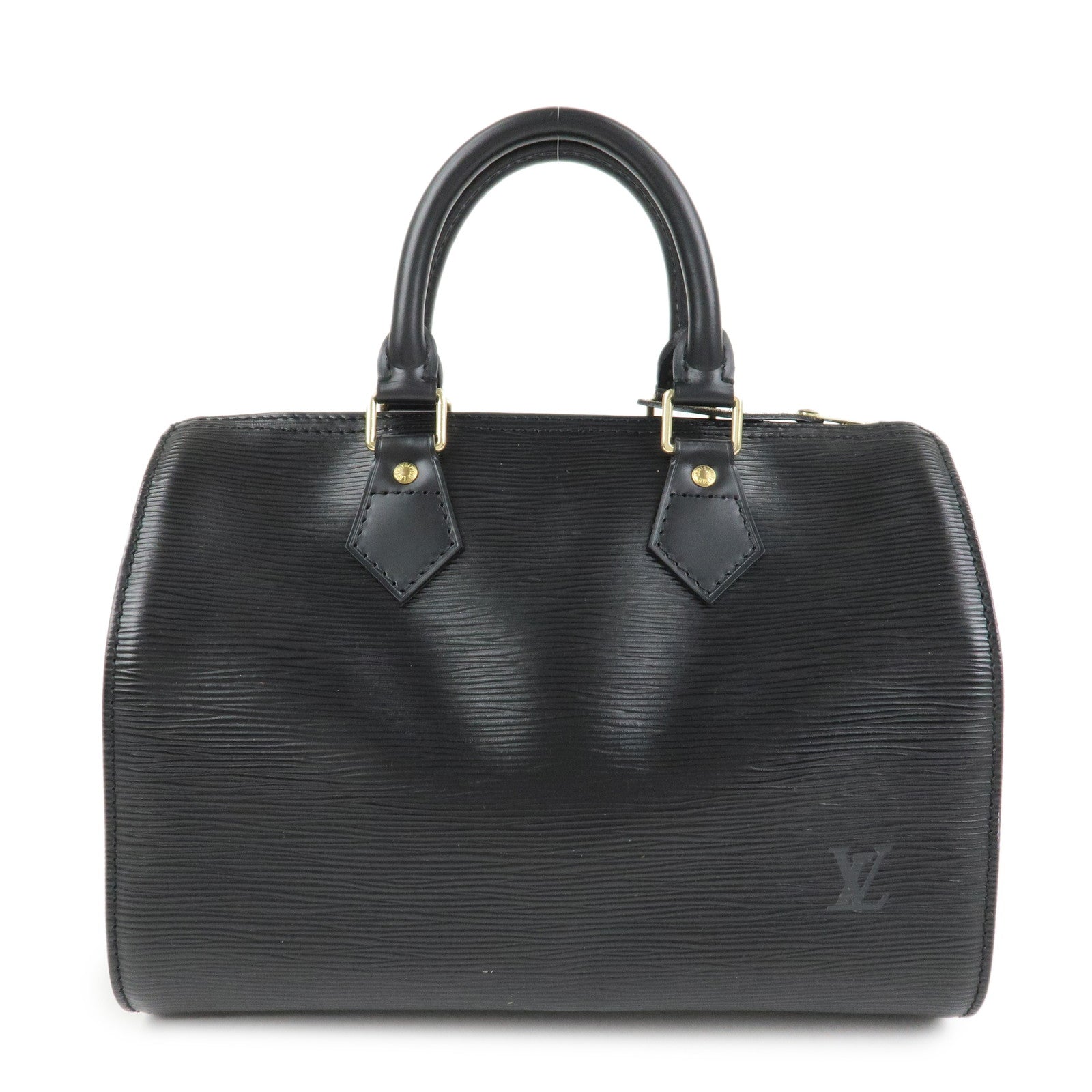 Louis Vuitton Epi Leather Speedy 25 Hand Bag Boston Bag Noir M59032