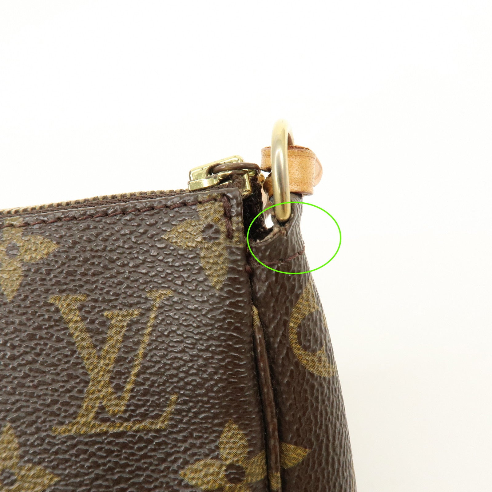 Louis Vuitton Monogram Pochette Accessoires Pouch Hand Bag M51980