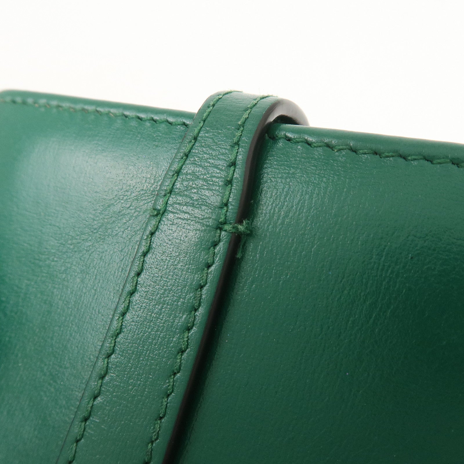GUCCI Jackie 1961 Leather Bi-Fold Compact Wallet Green 645536