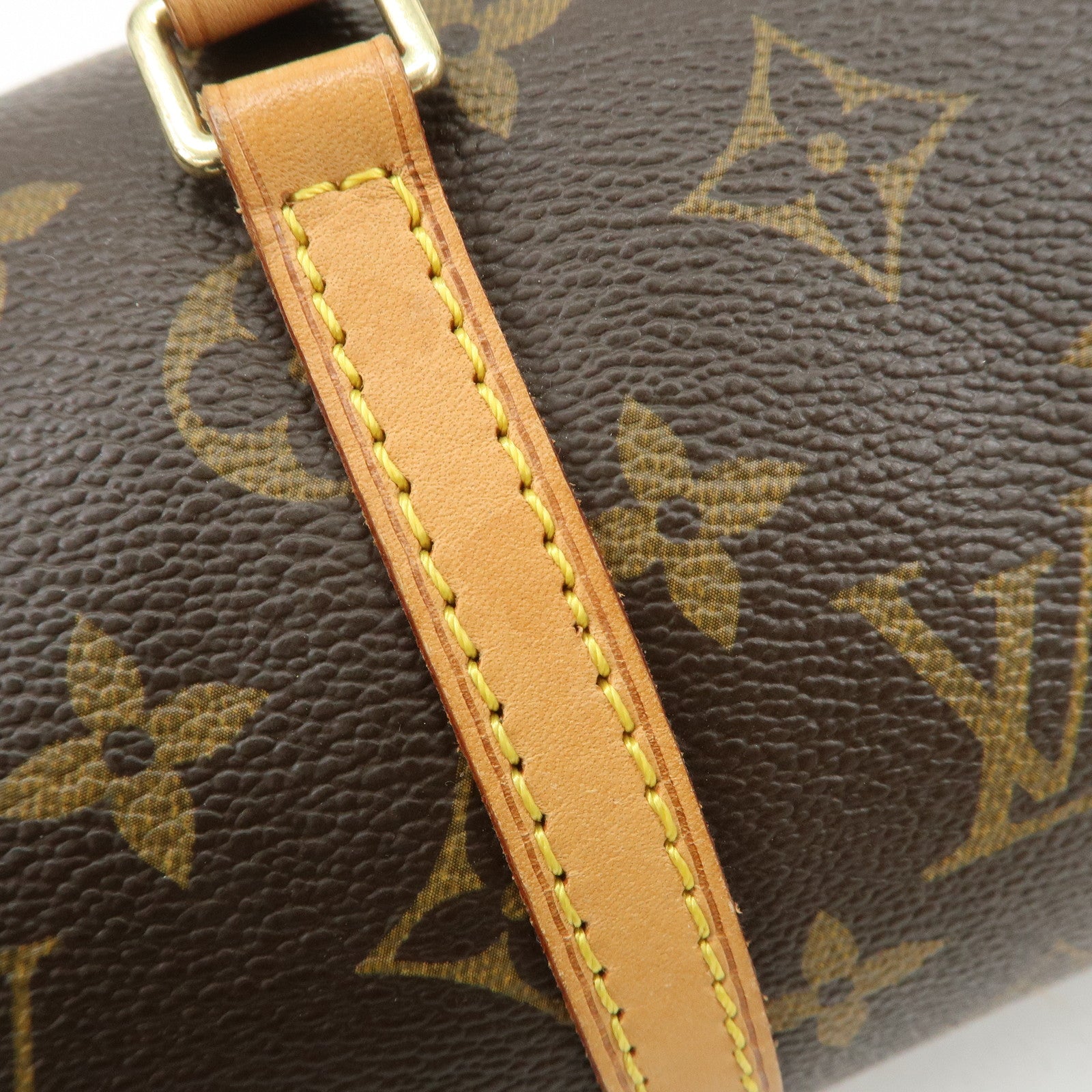 Louis Vuitton Monogram Papillon 26 Hand Bag Brown M51386