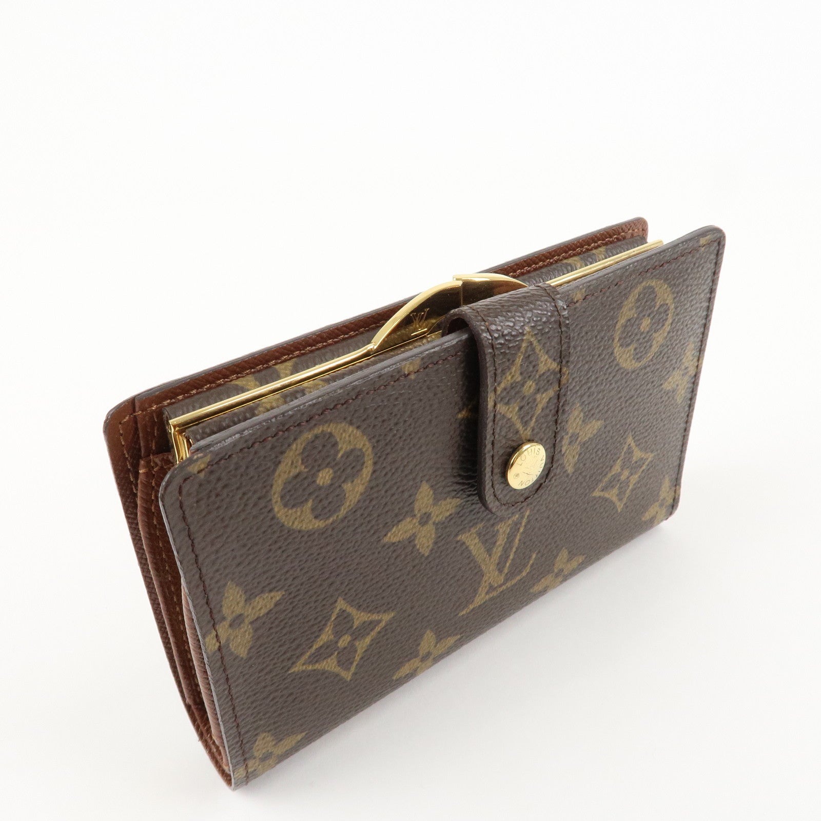 Louis Vuitton Monogram Porte Monnaie Billets Viennois Wallet M61663 Used