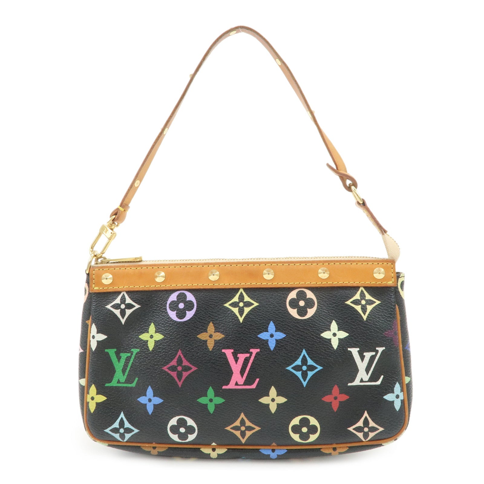 Louis Vuitton Monogram Multicolor Pochette Accessoires Noir M92648 Used