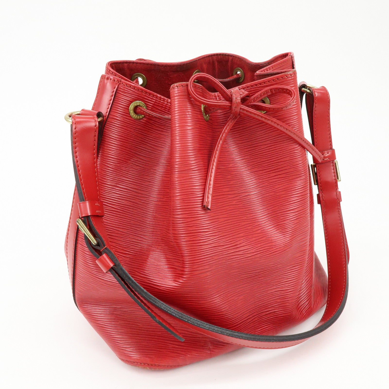 Louis Vuitton Epi Petit Noe Shoulder Bag Castilian Red M44107