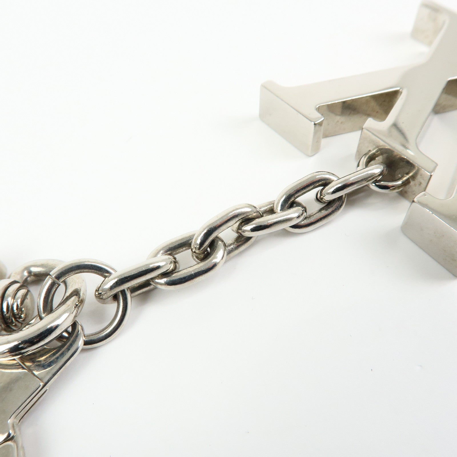 Louis Vuitton Porte Cles Initiales LV Bag Charm Silver M65071