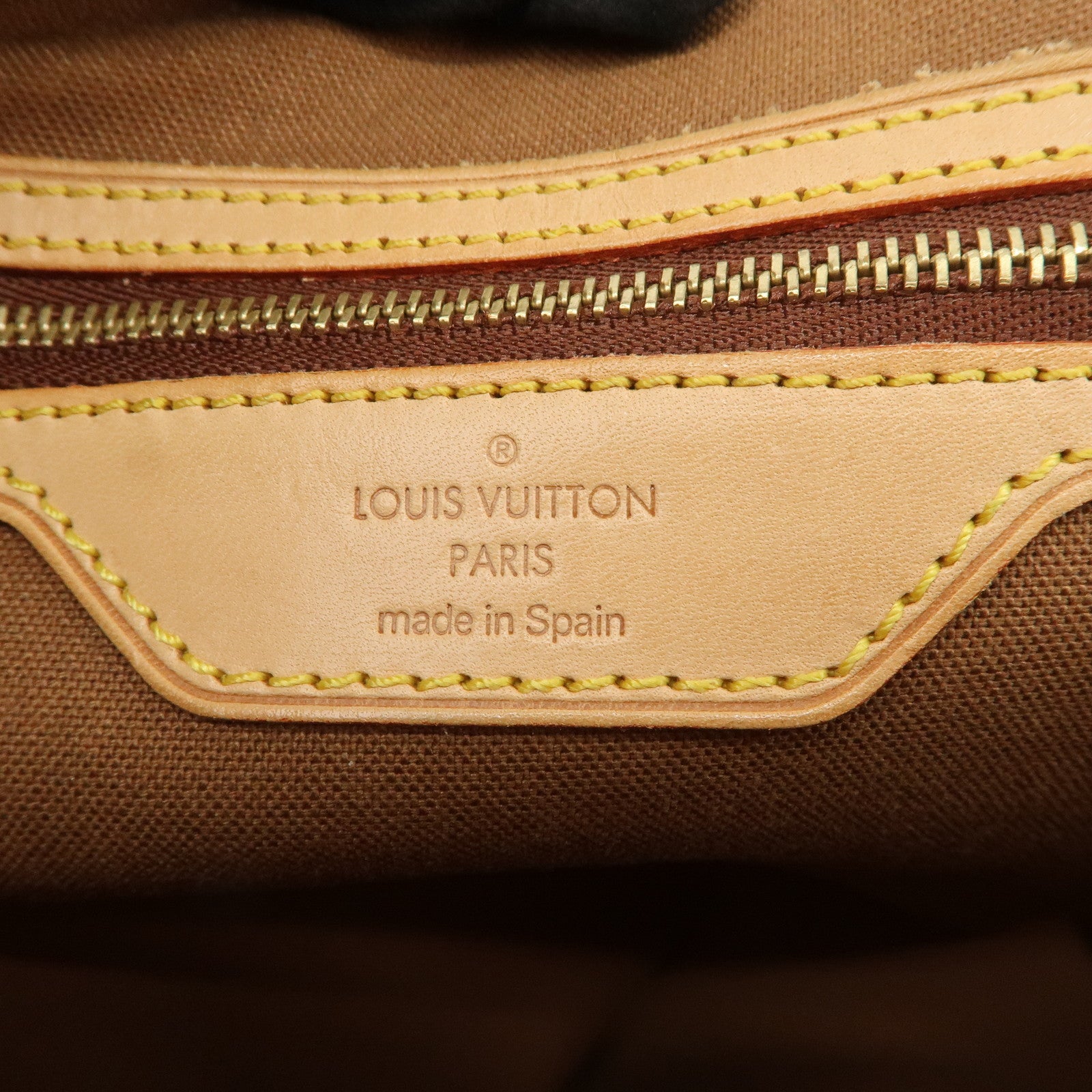 Louis Vuitton Monogram Abbesses Messenger Shoulder Bag Brown M45257