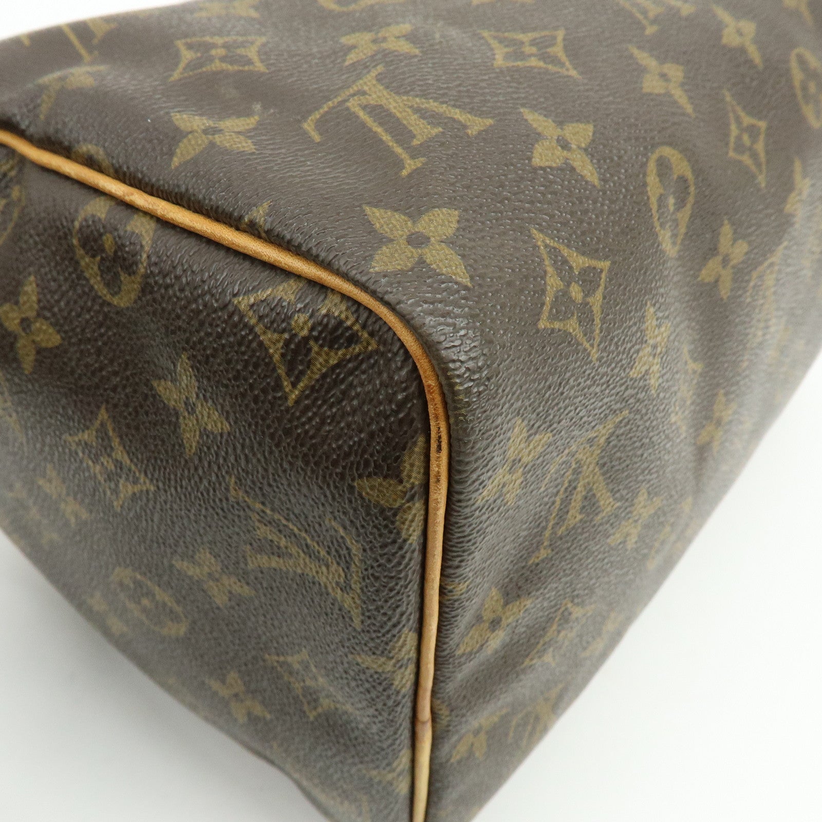 Louis Vuitton Monogram Speedy 30 Boston Bag Hand Bag Brown M41526