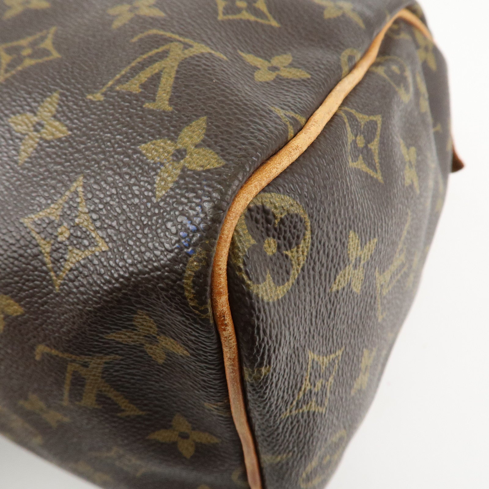 Louis Vuitton Monogram Speedy 30 Hand Bag Boston Bag M41526 Used