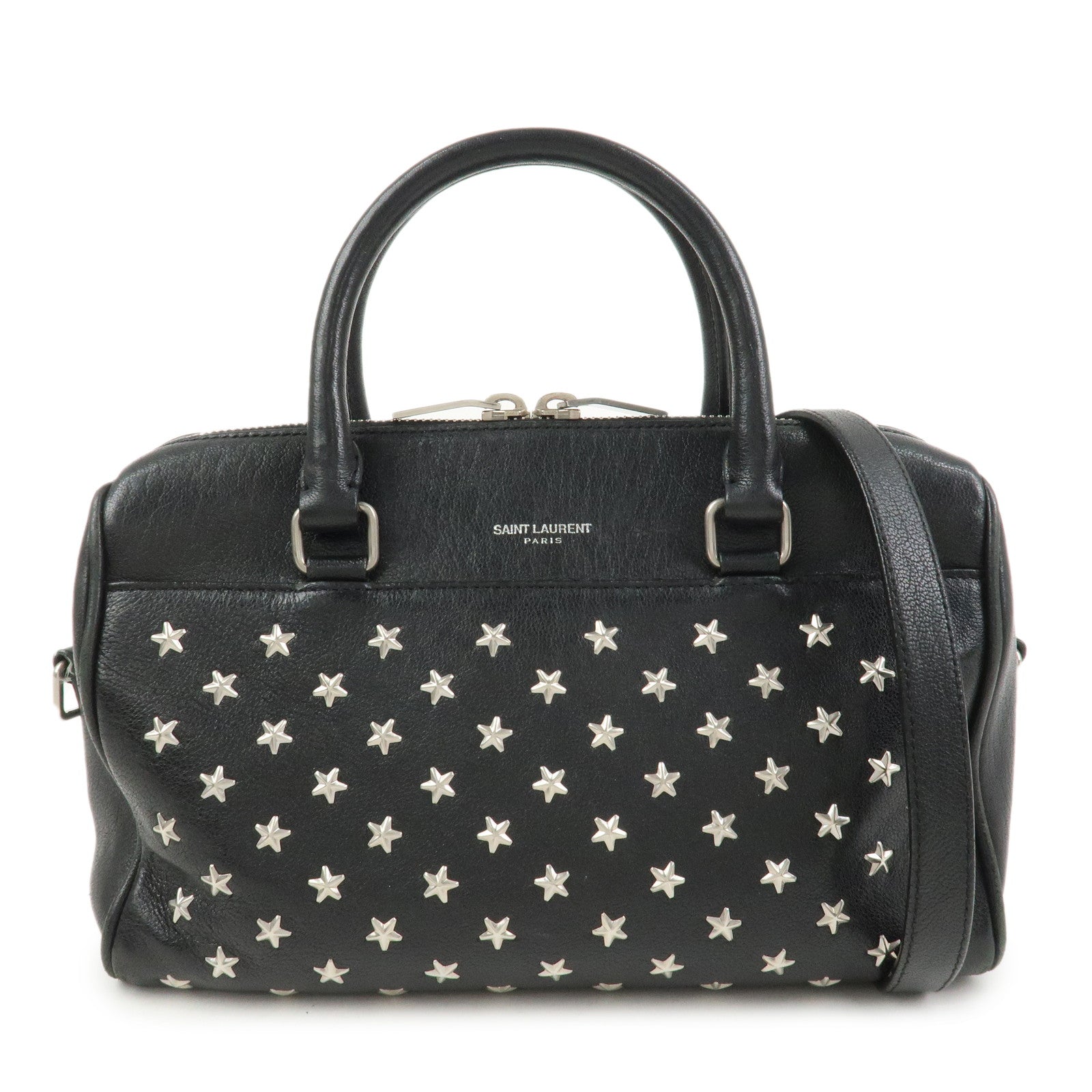 SAINT LAURENT PARIS Leather 2Way Bag Hand Shoulder Bag VLR332423