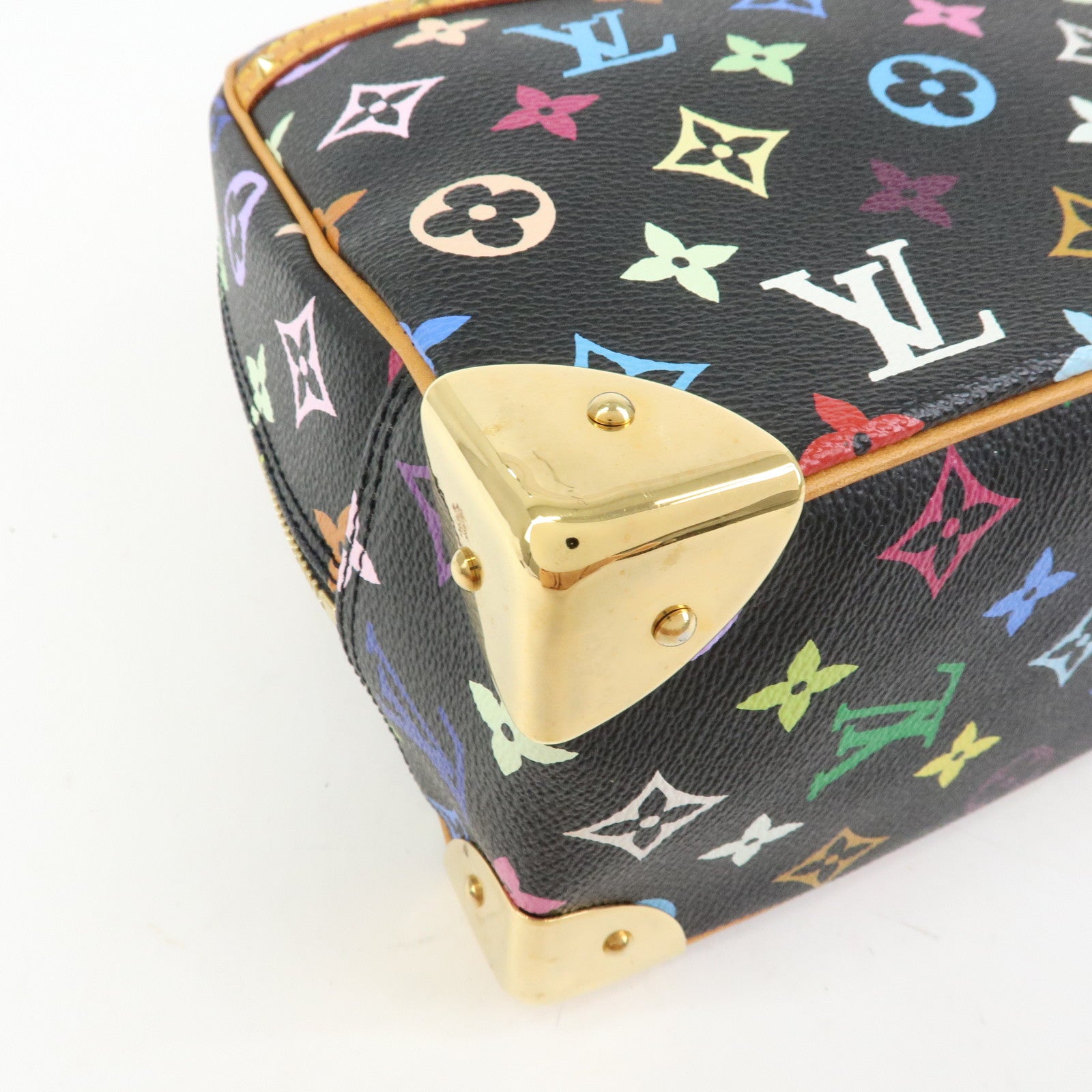 Louis Vuitton Monogram Trouville Multicolor Hand Bag Noir M92662